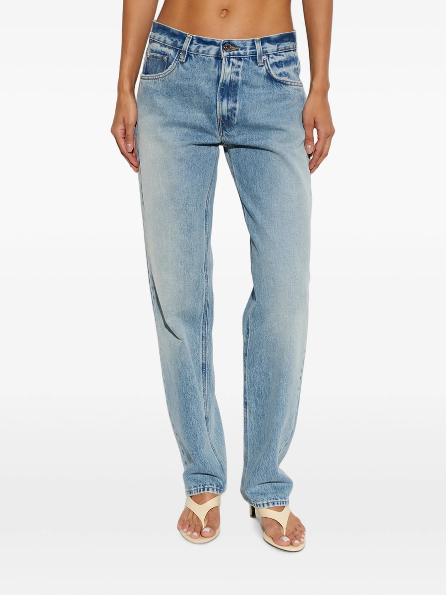 Haikure Haikure Distressed Straight-leg Jeans, view 4