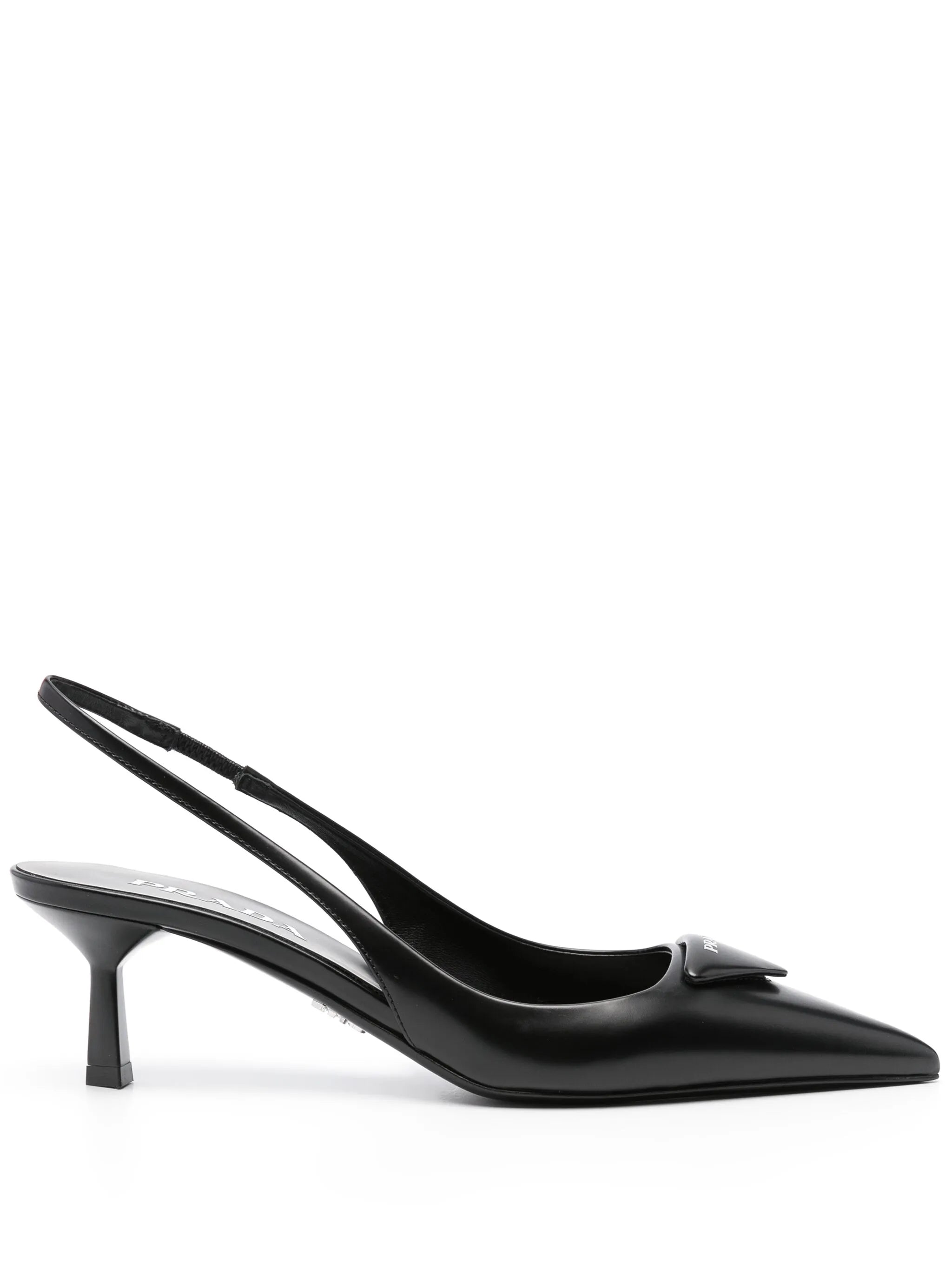 Prada Prada Leather Slingback Pumps