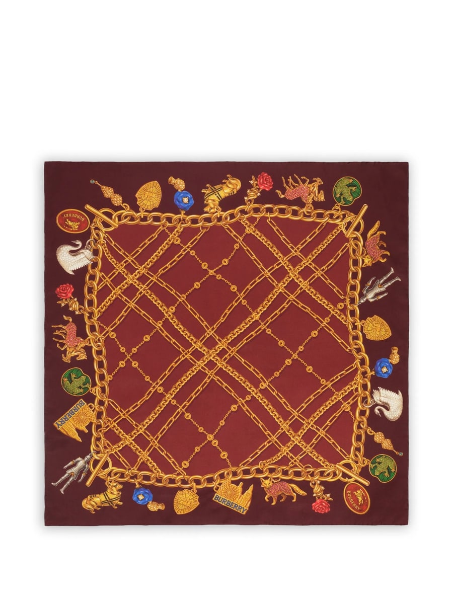 Burberry Burberry Check Charm Silk Scarf
