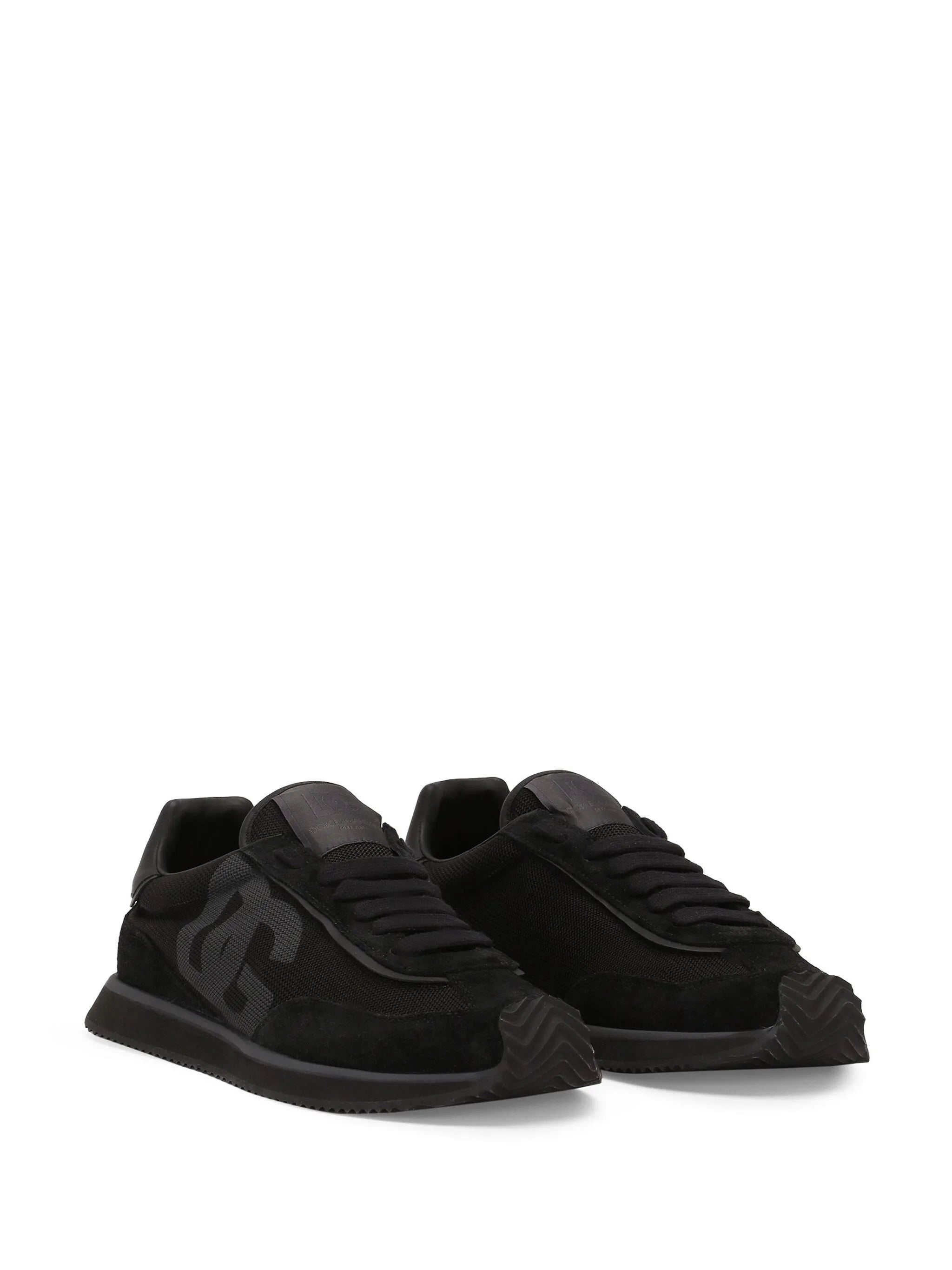 Dolce & Gabbana Dolce & Gabbana Mixed-material DG Cushion Sneakers, view 2