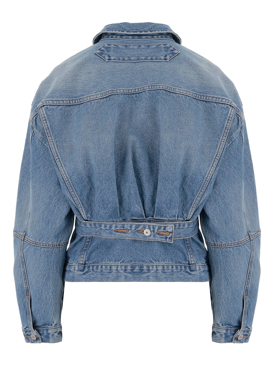 Jacquemus Jacquemus Belted Denim Jacket, view 2