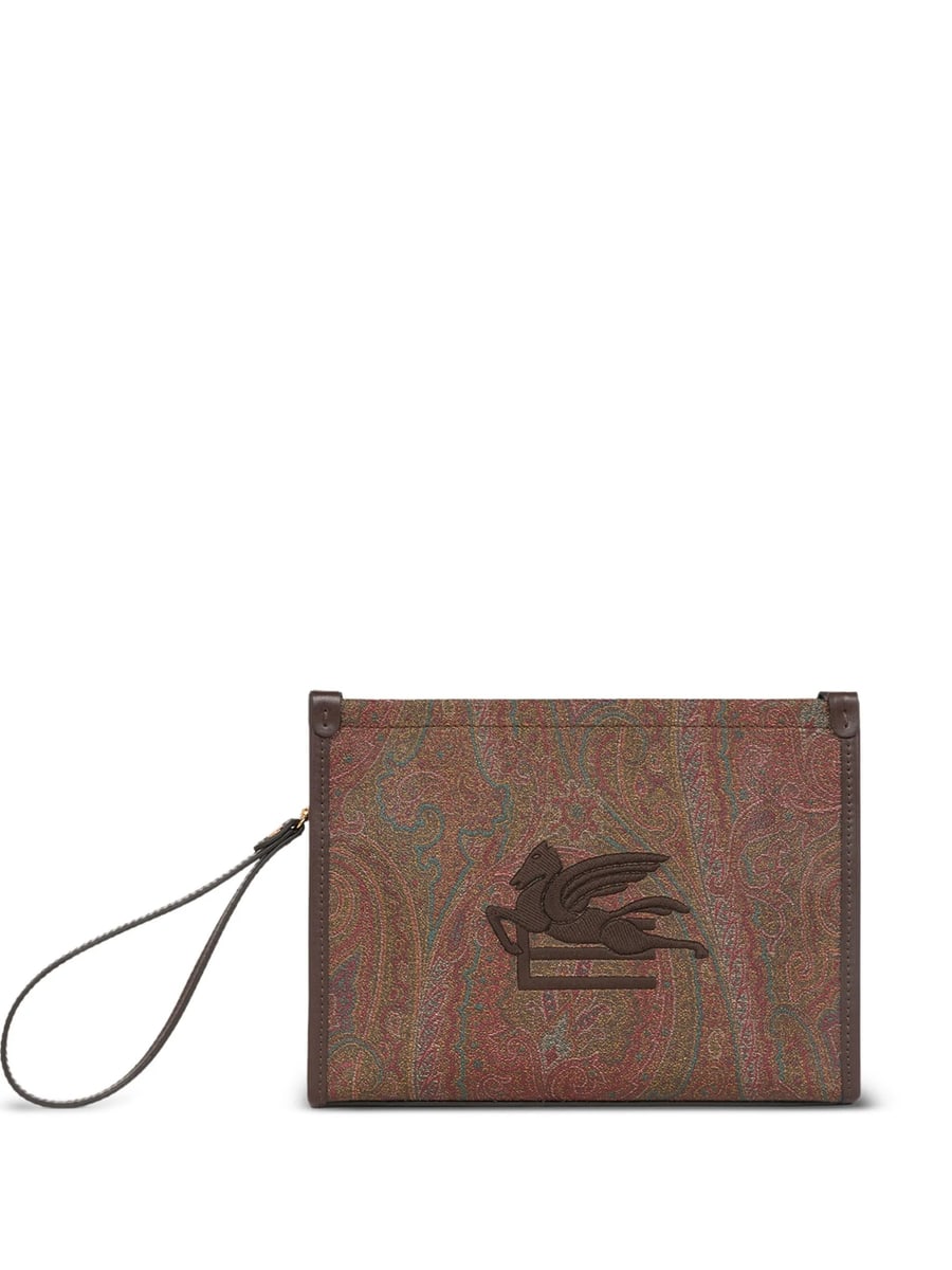 Etro Etro Arnica Pouch With Pegaso Detail, view 2