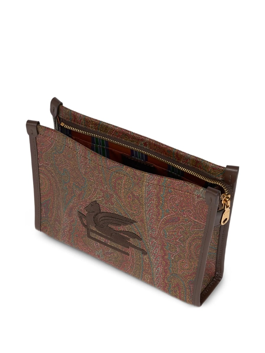 Etro Etro Arnica Pouch With Pegaso Detail, view 5