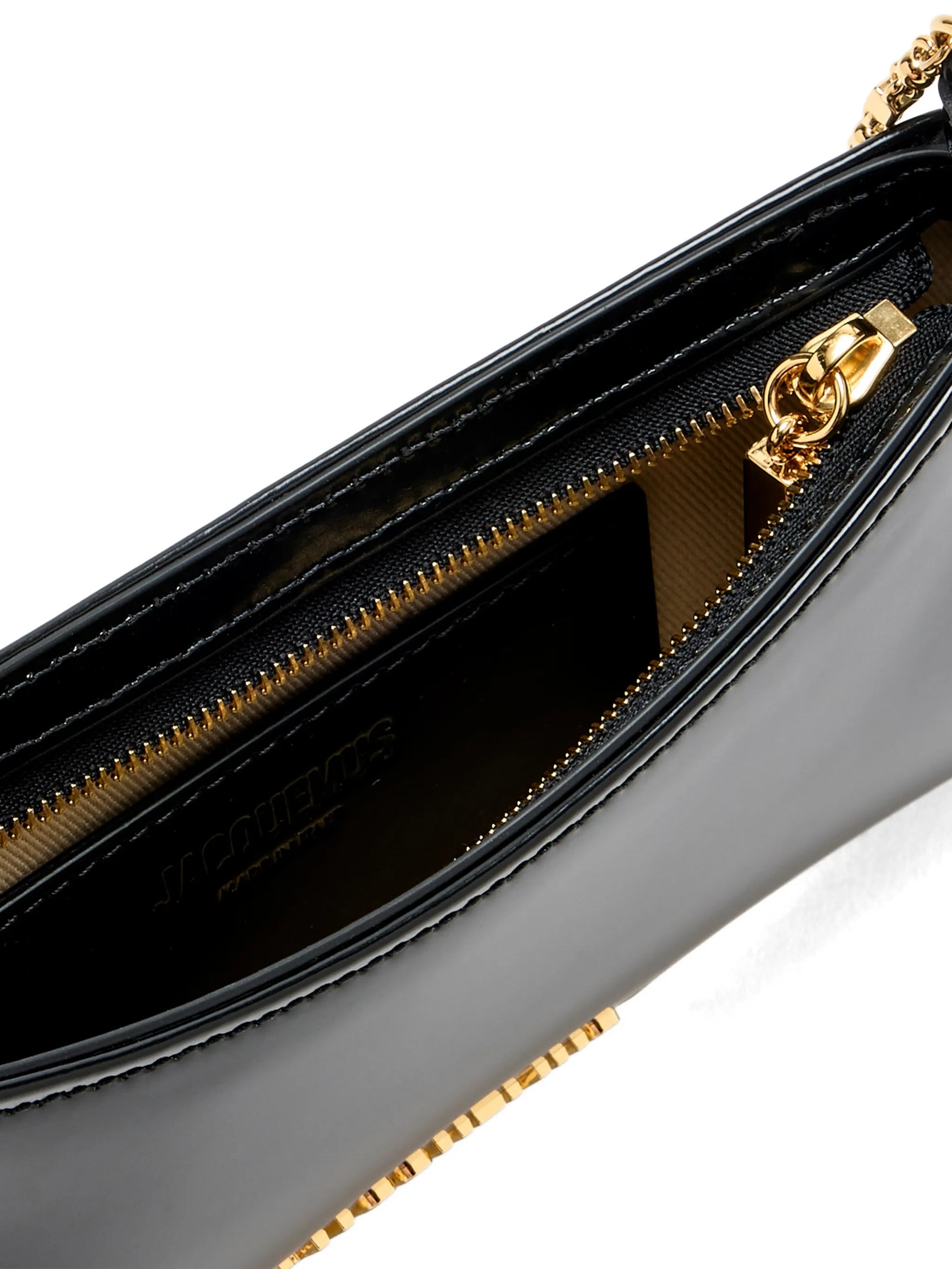 Jacquemus Jacquemus Small Biso Chaine Leather Shoulder Bag, view 2