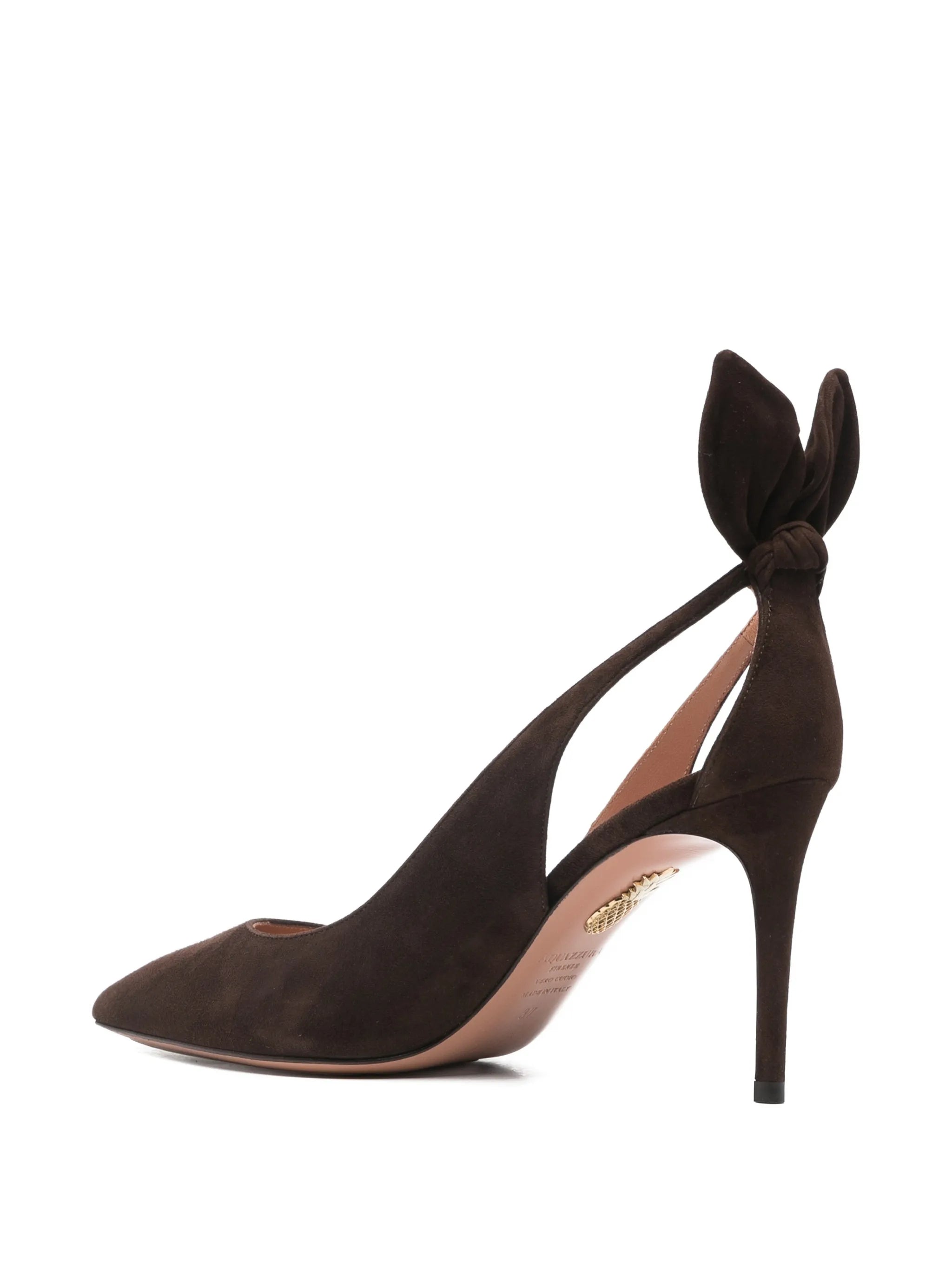 Aquazzura Aquazzura 85mm Bow Tie Pumps, view 2
