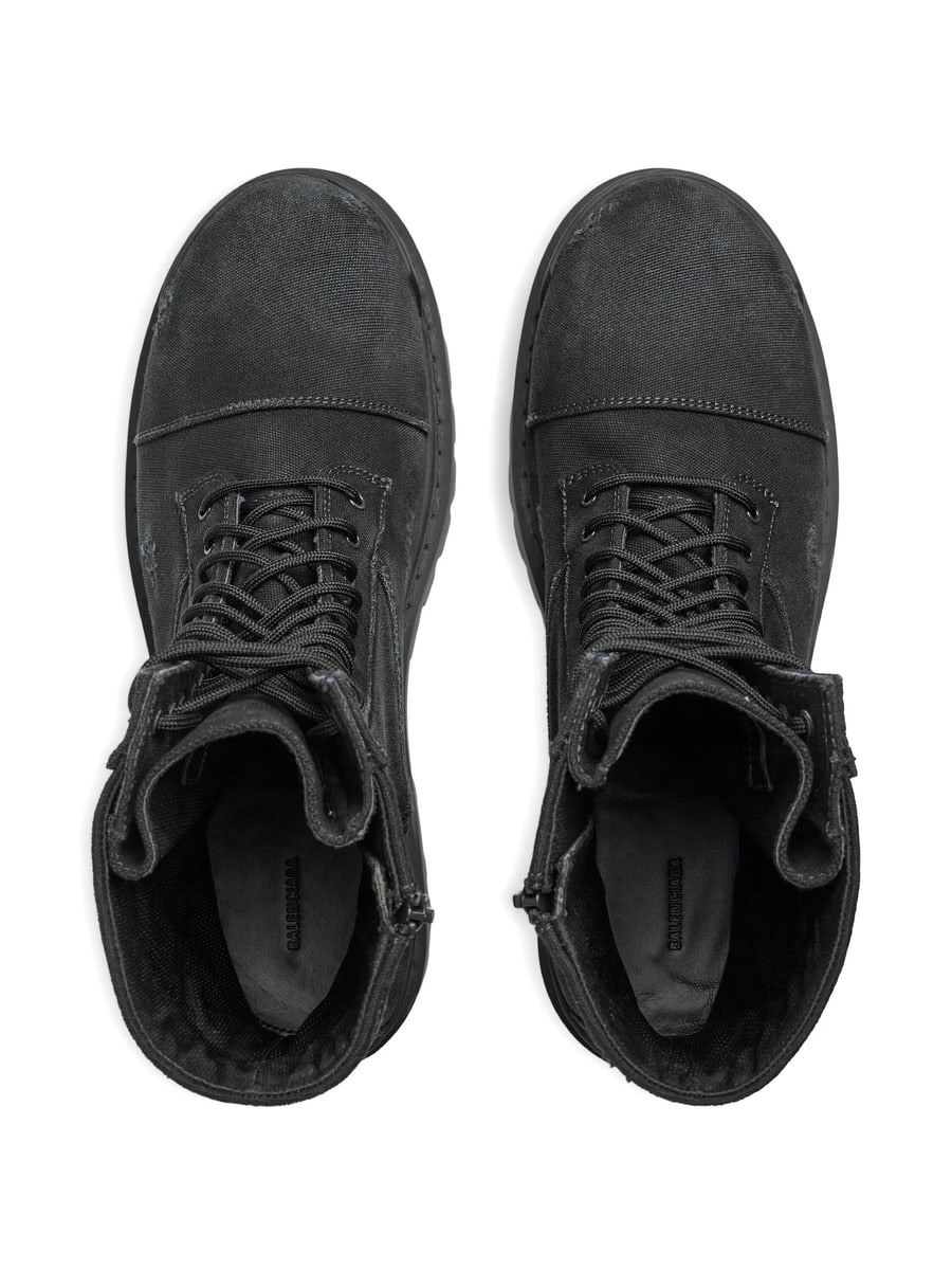 Balenciaga Balenciaga Lace-up Combat Boots, view 4