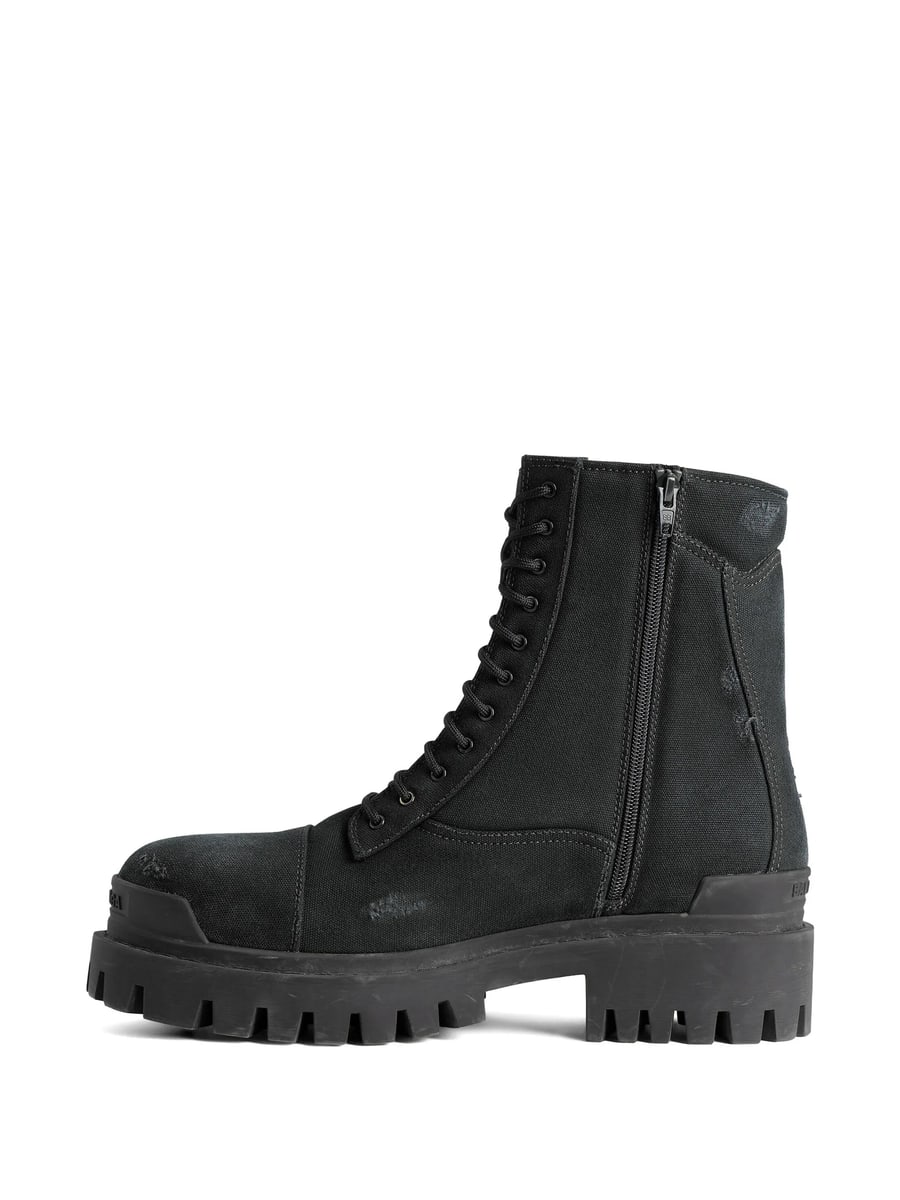 Balenciaga Balenciaga Lace-up Combat Boots, view 5