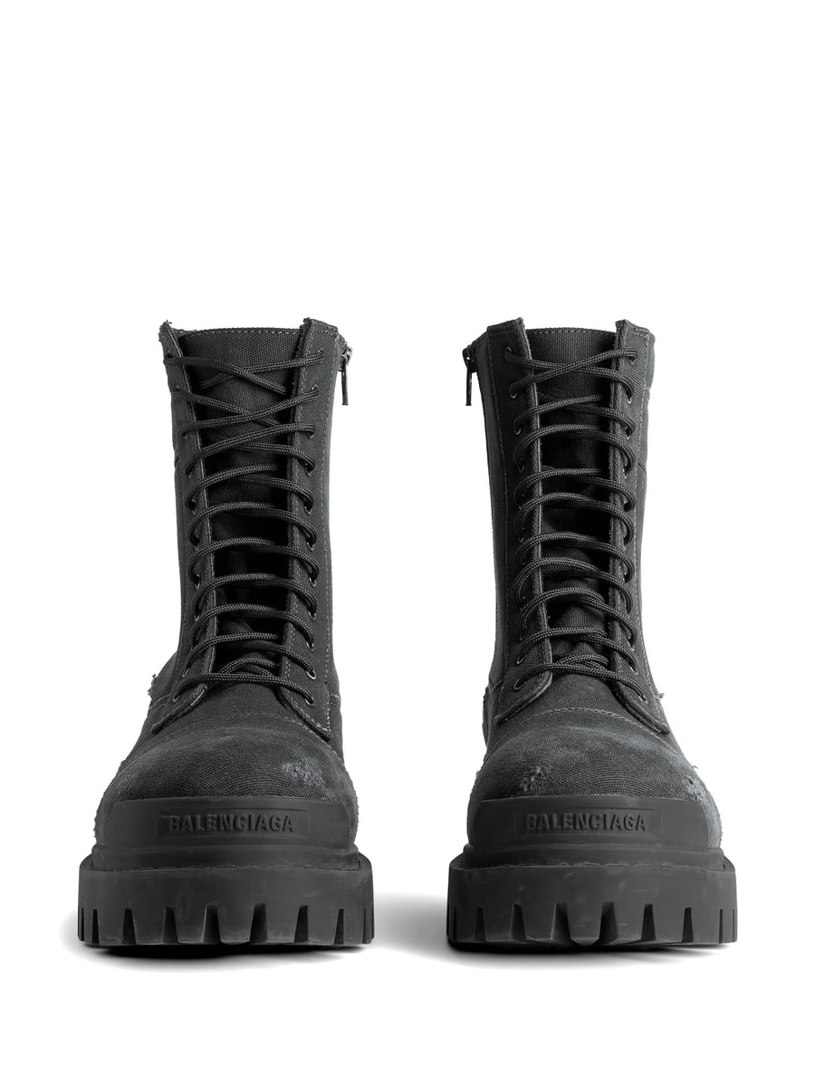 Balenciaga Balenciaga Lace-up Combat Boots, view 6