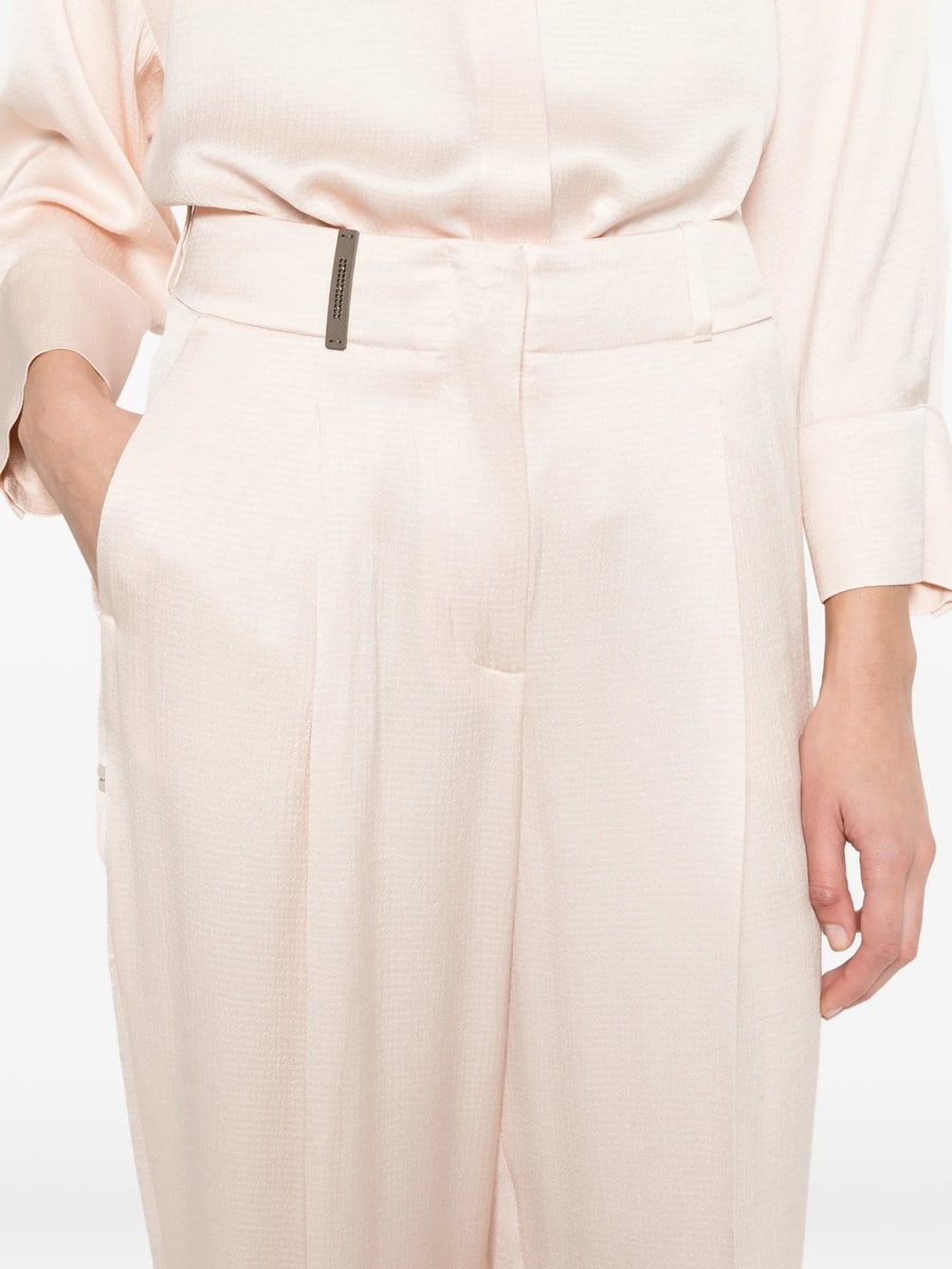 Peserico Peserico Pleated Flared Trousers, view 5
