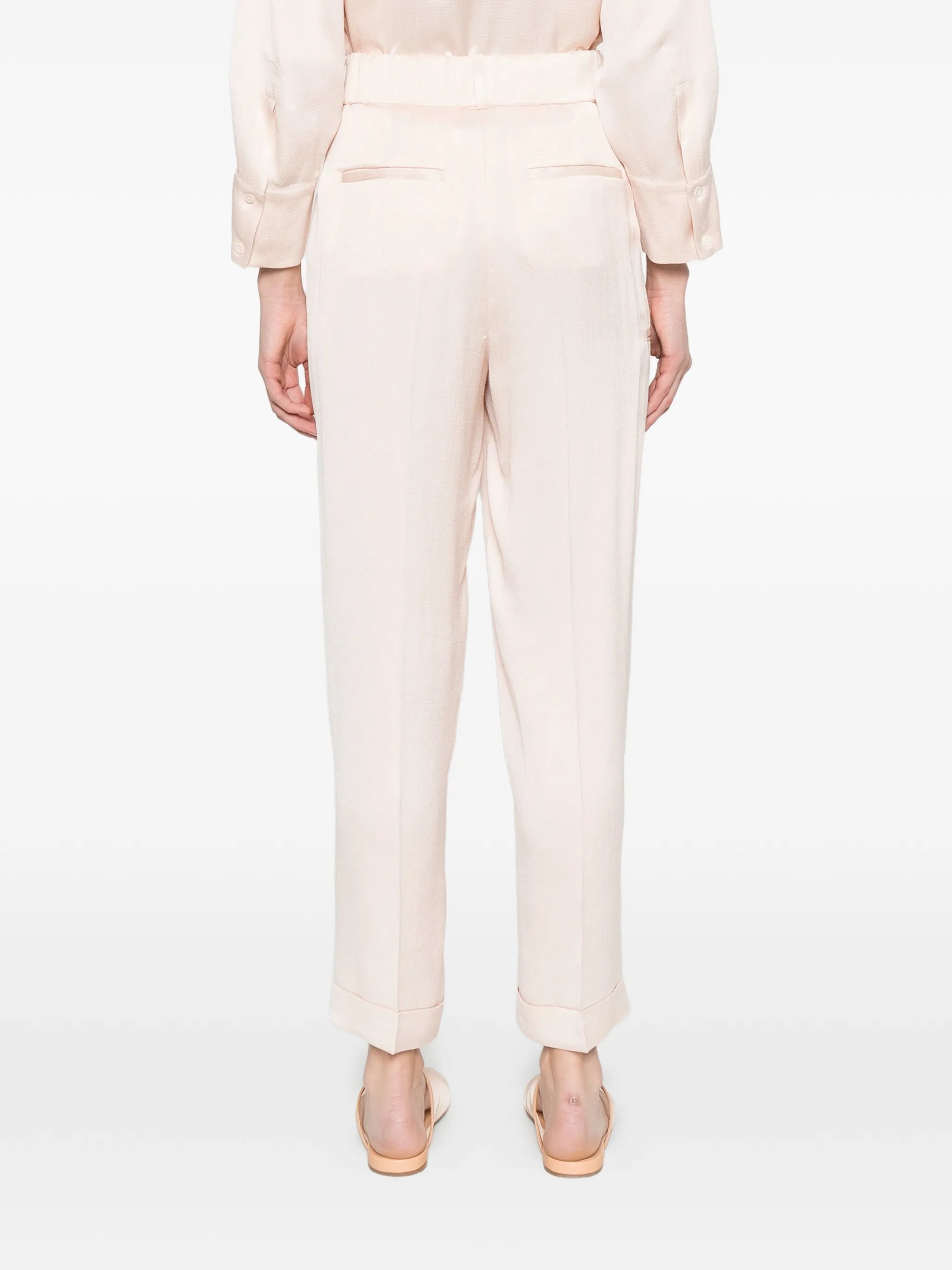Peserico Peserico Pleated Flared Trousers, view 2