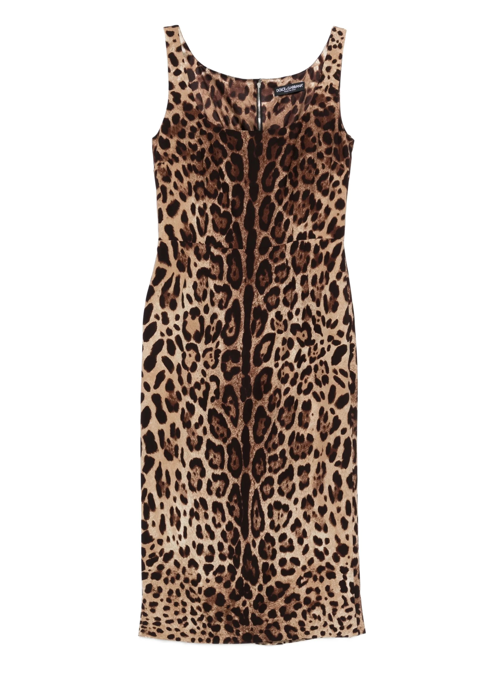 Dolce & Gabbana Dolce & Gabbana Leopard-print Midi Dress