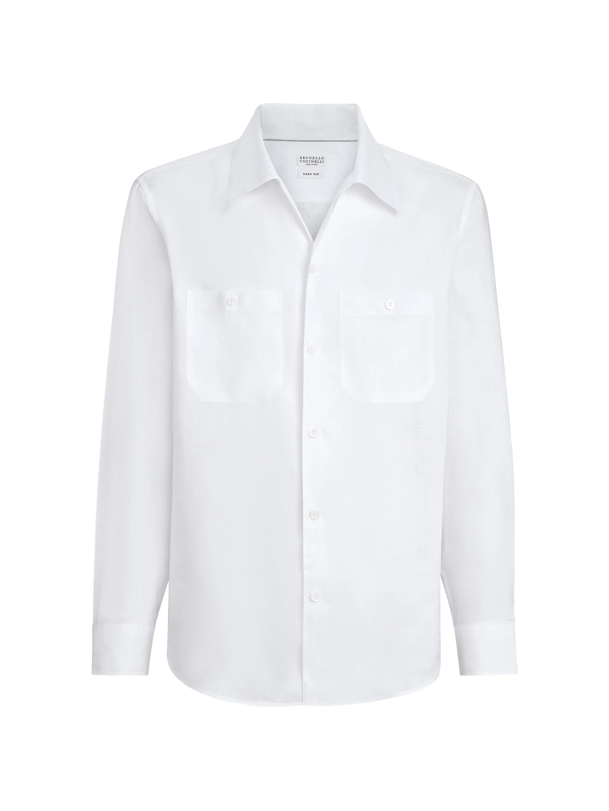 Brunello Cucinelli Brunello Cucinelli Linen Chest-pockets Shirt