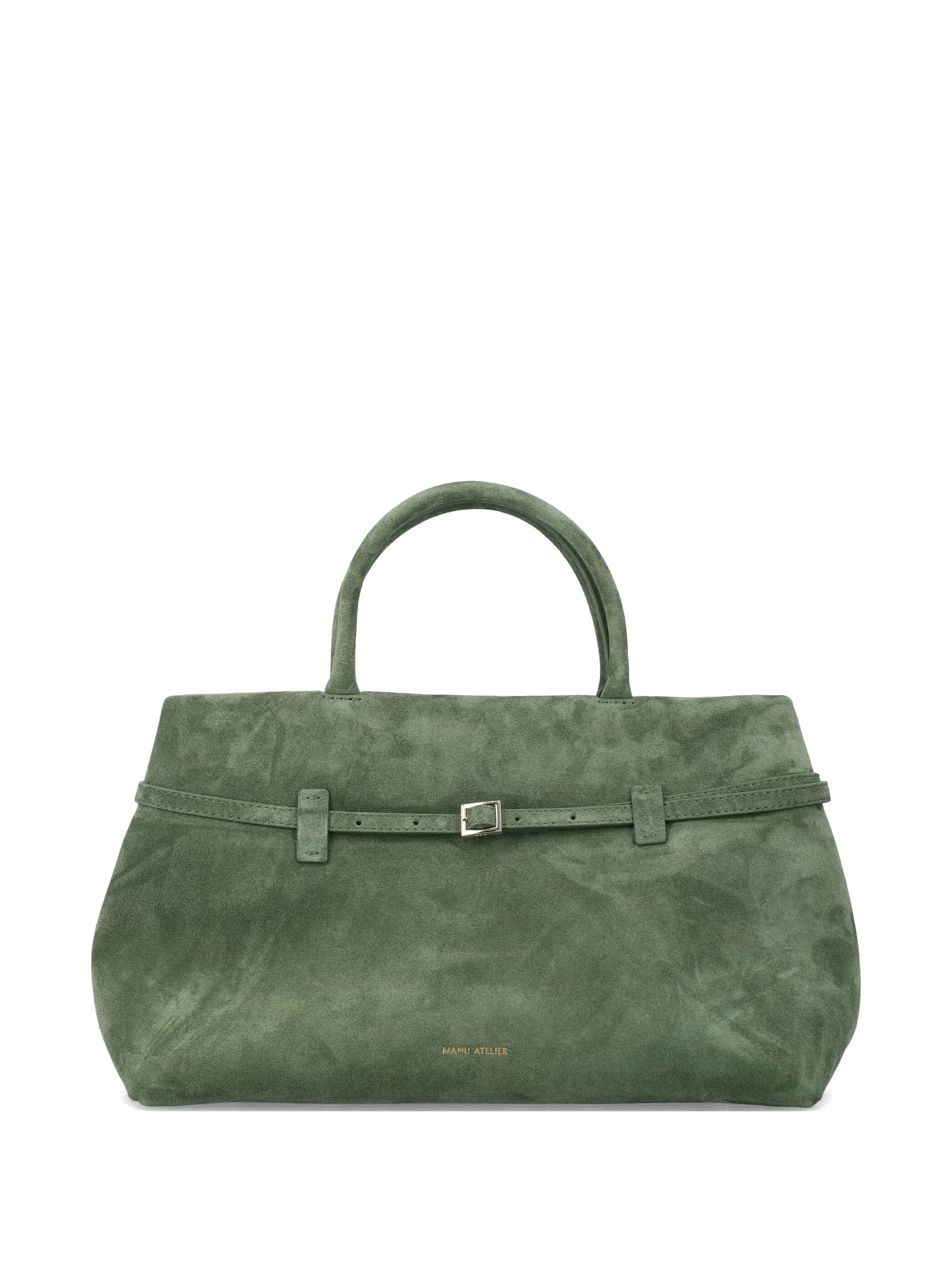 Manu Atelier Manu Atelier 35 Le Cambon Suede Tote Bag