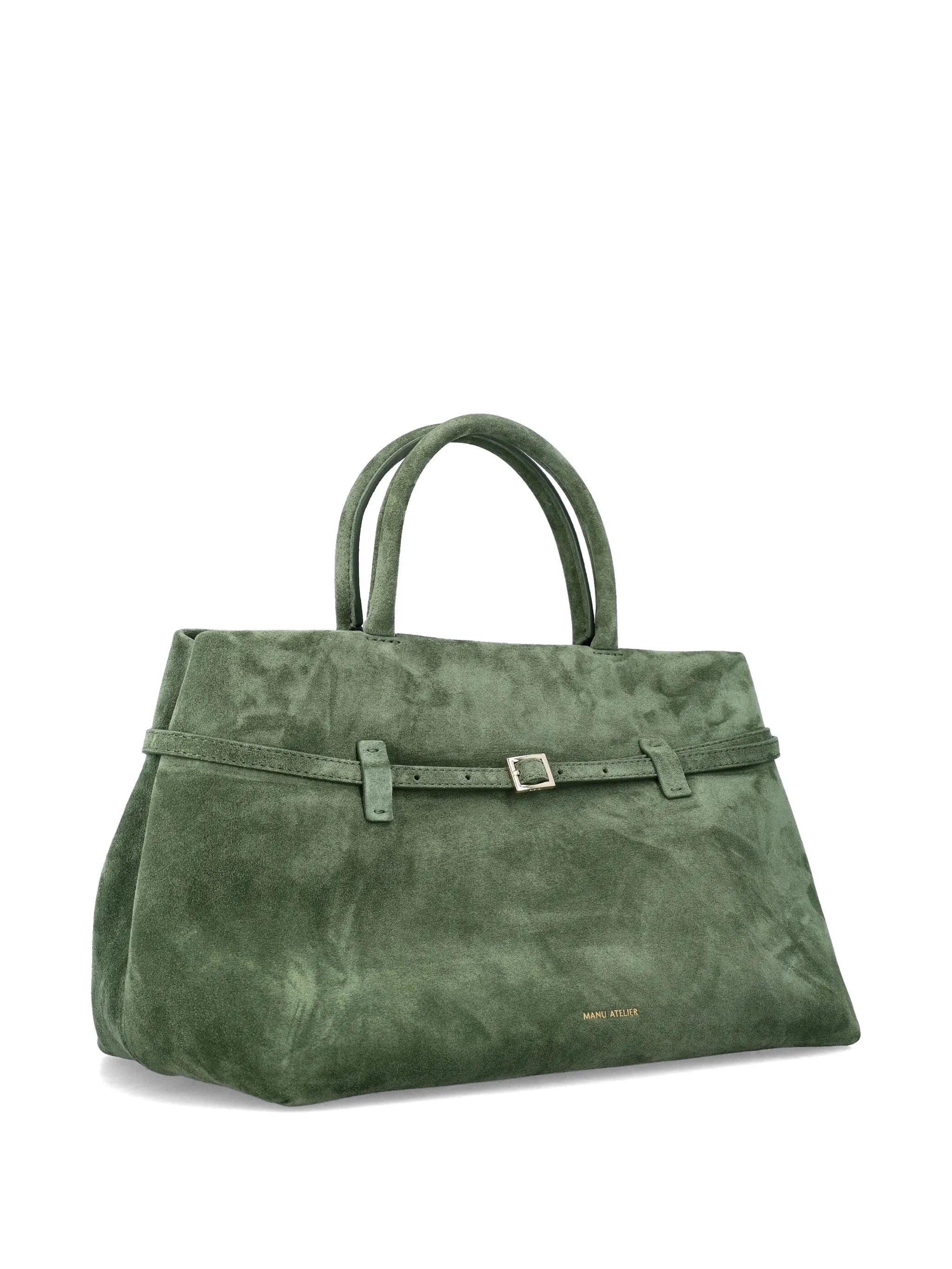 Manu Atelier Manu Atelier 35 Le Cambon Suede Tote Bag, view 2