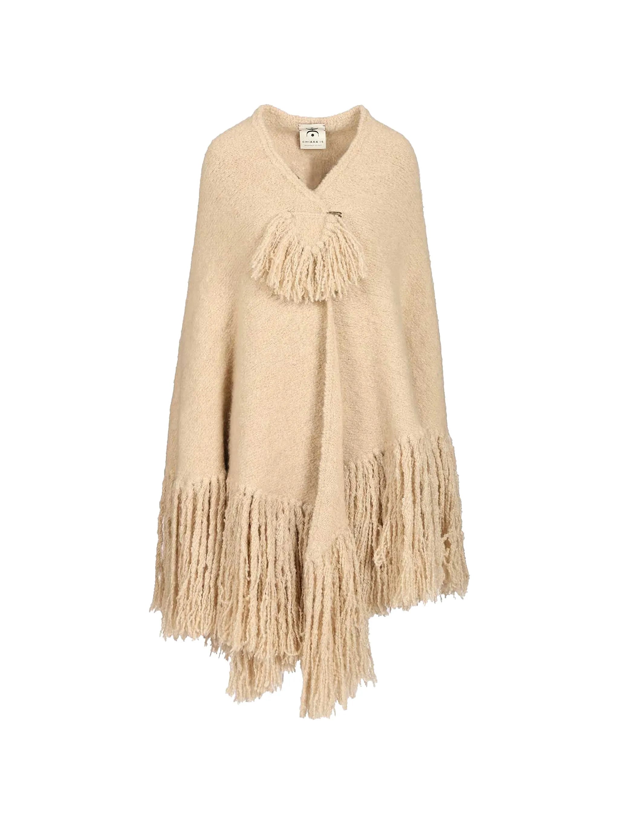 Chiara Is Chiara Is Manta Fringed-trim Shawl