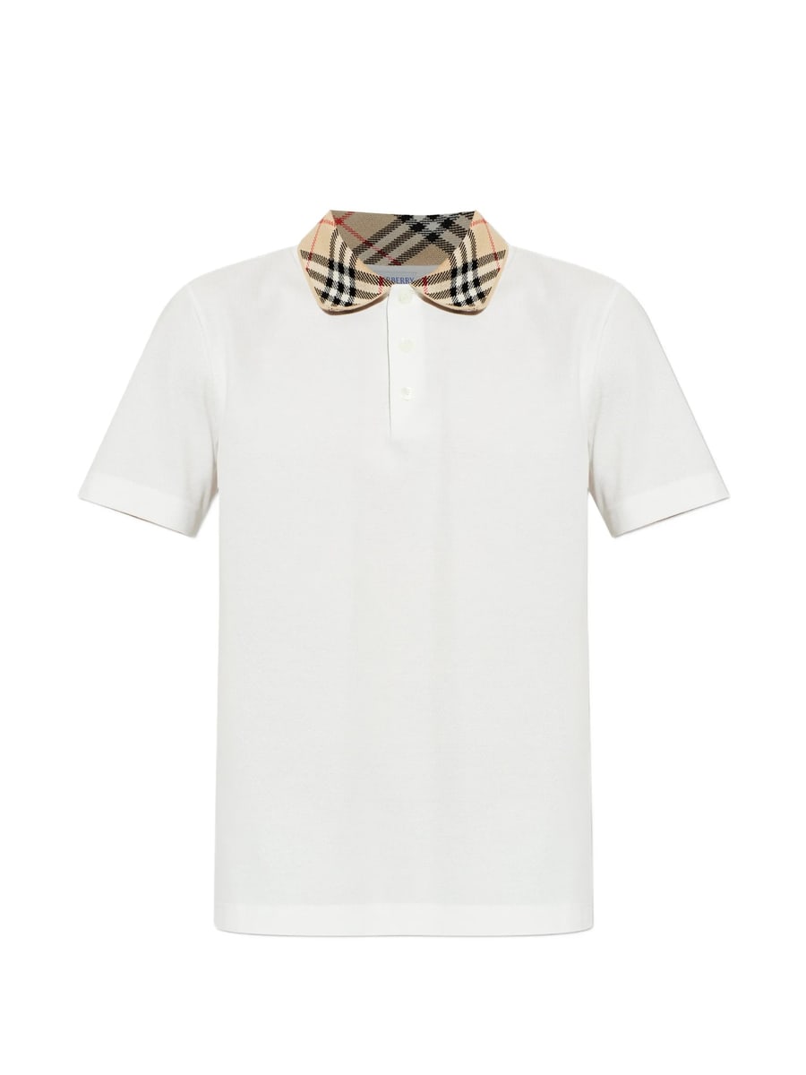 Burberry Burberry Check-collar Polo Shirt