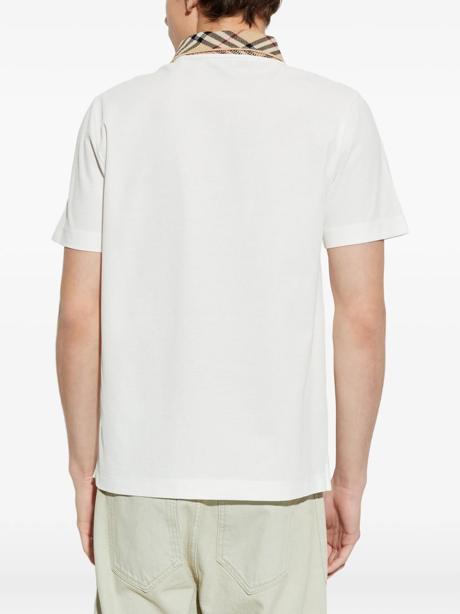 Burberry Burberry Check-collar Polo Shirt, view 2