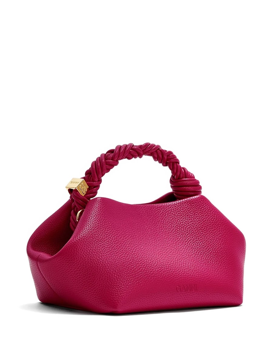Ganni Ganni Small Bou Bag In Grained Red, view 3