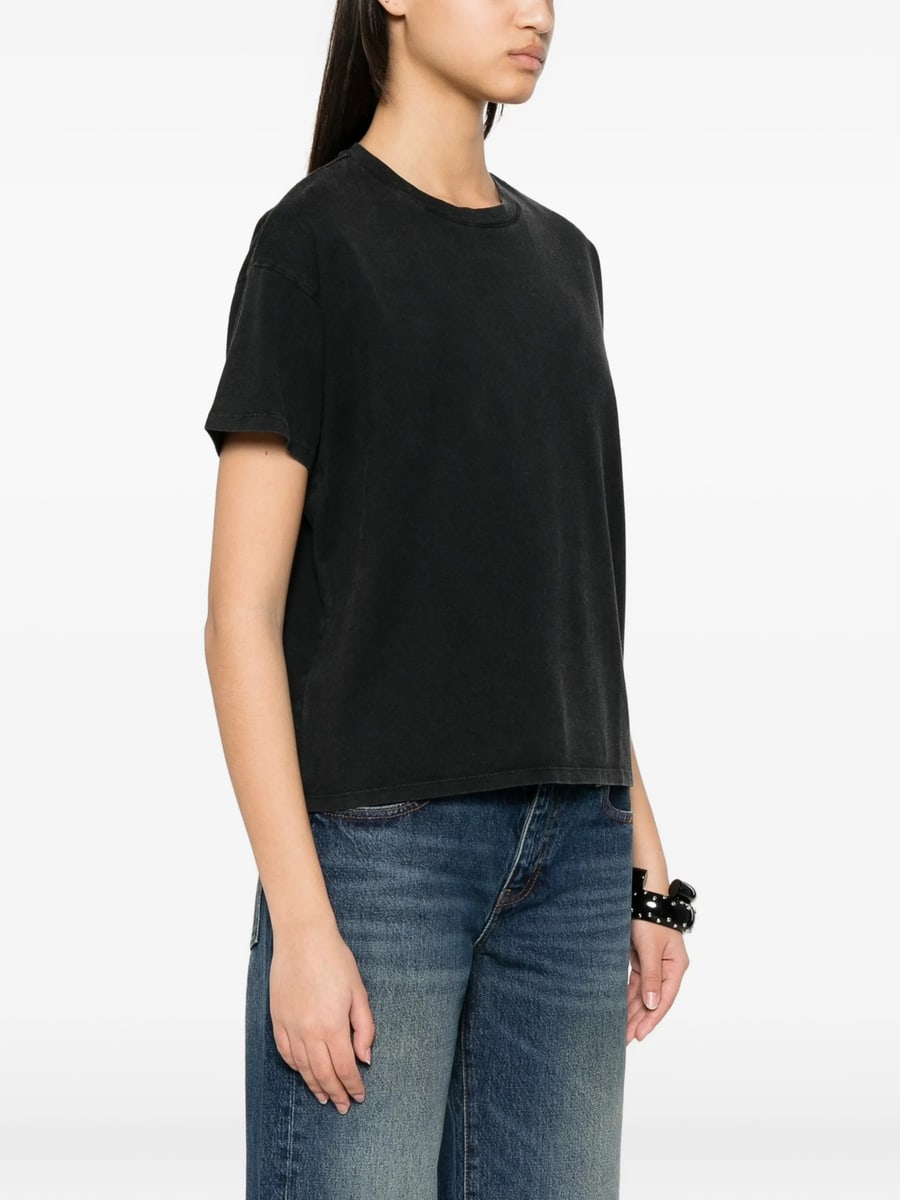Majestic Filatures Majestic Filatures Logo-embroidered T-shirt, view 2