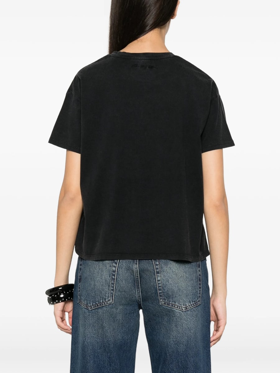 Majestic Filatures Majestic Filatures Logo-embroidered T-shirt, view 4