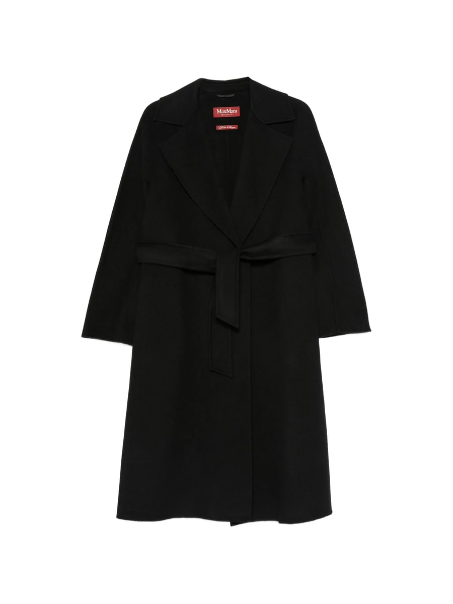 Max Mara Studio Max Mara Studio Belted Wide-lapel Coat