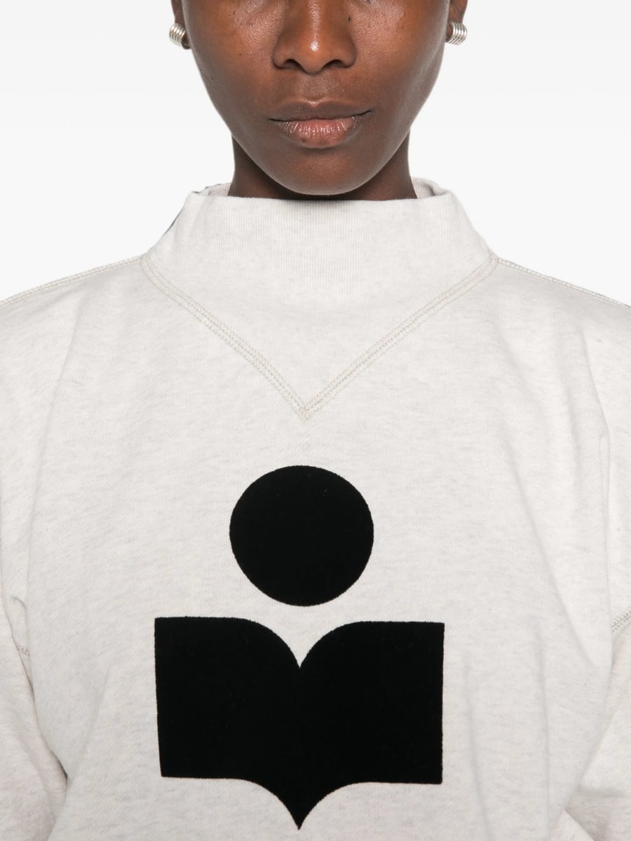 Marant Étoile Marant Étoile Moby Logo-print Sweatshirt, view 5