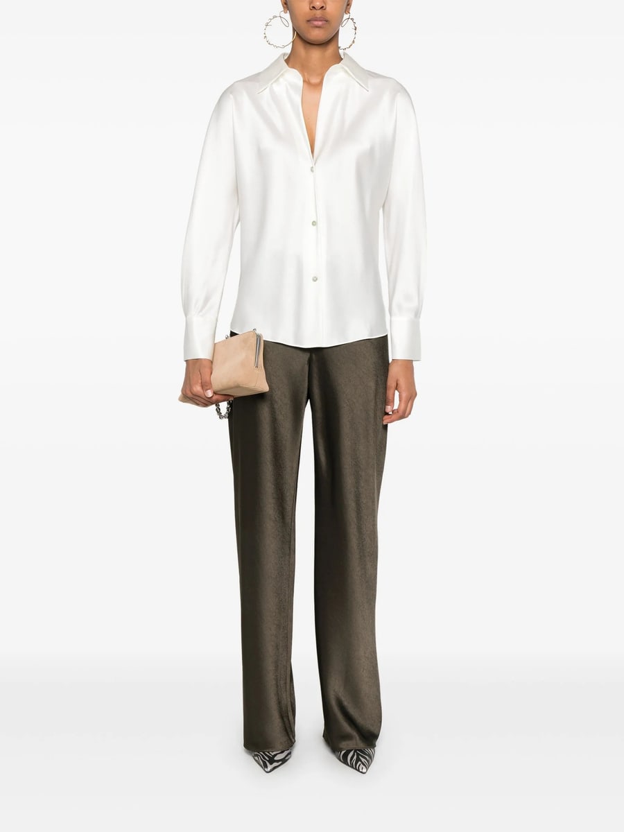 Vince Vince Satin Shirt, view 3