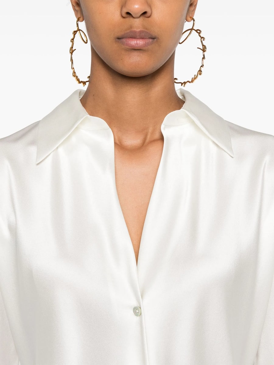 Vince Vince Satin Shirt, view 4