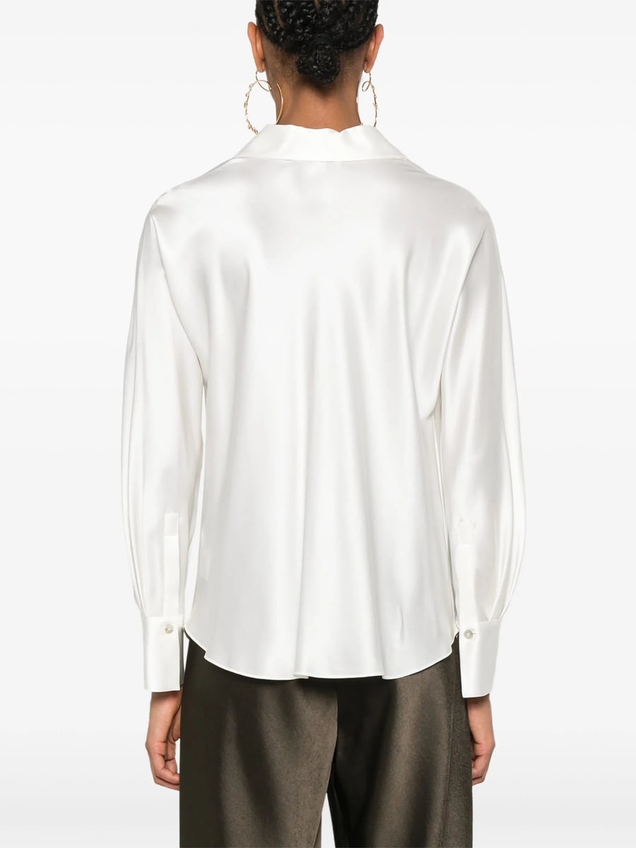 Vince Vince Satin Shirt, view 5