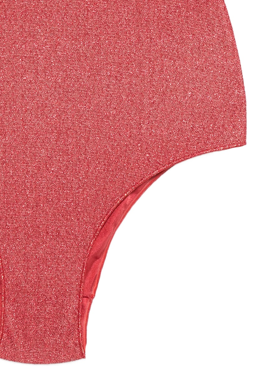 Oséree Oséree Glitter-effect Spaghetti-strap Swimsuit, view 3
