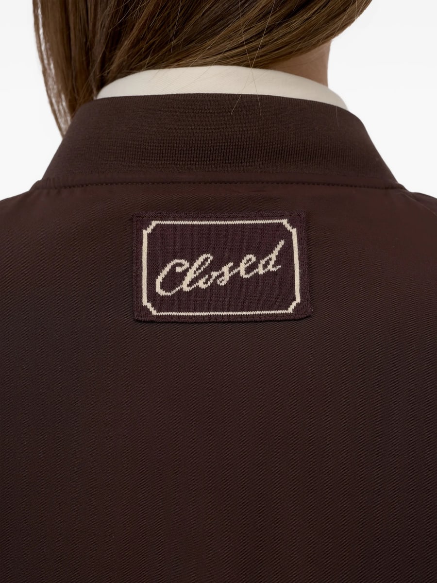 Closed Closed Logo-patch Bomber Jacket, view 3