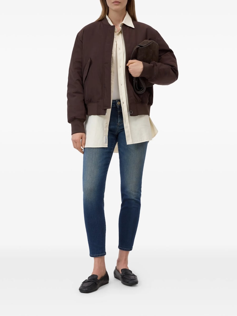 Closed Closed Logo-patch Bomber Jacket, view 6