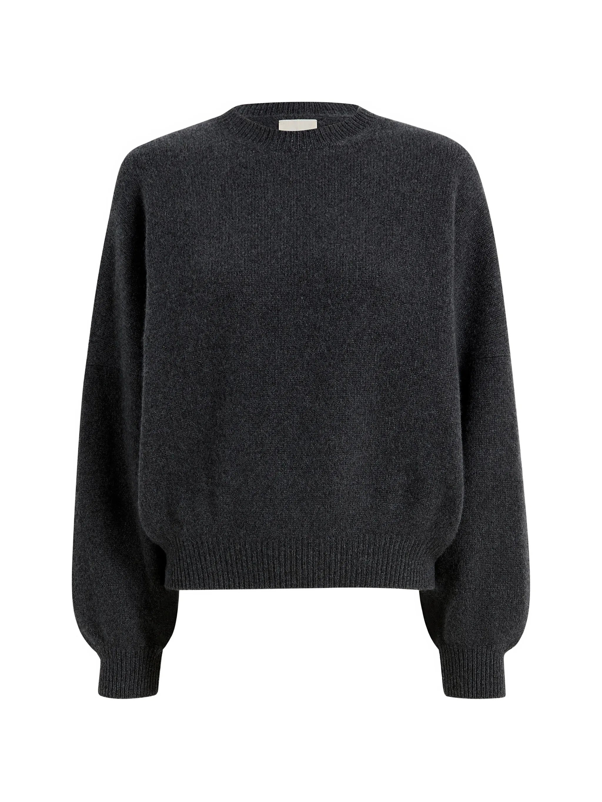 Khaite Khaite Margaux Sweater In Charcoal