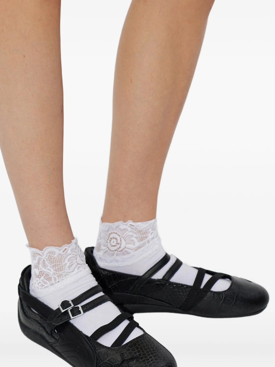 Puma Puma Speedcat Croc-effect Ballet Flats, view 2