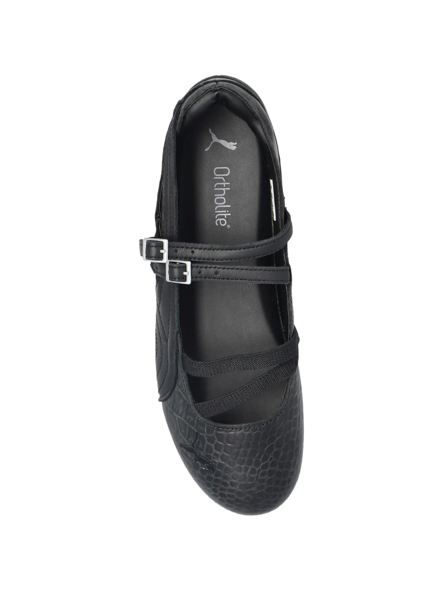 Puma Puma Speedcat Croc-effect Ballet Flats, view 3