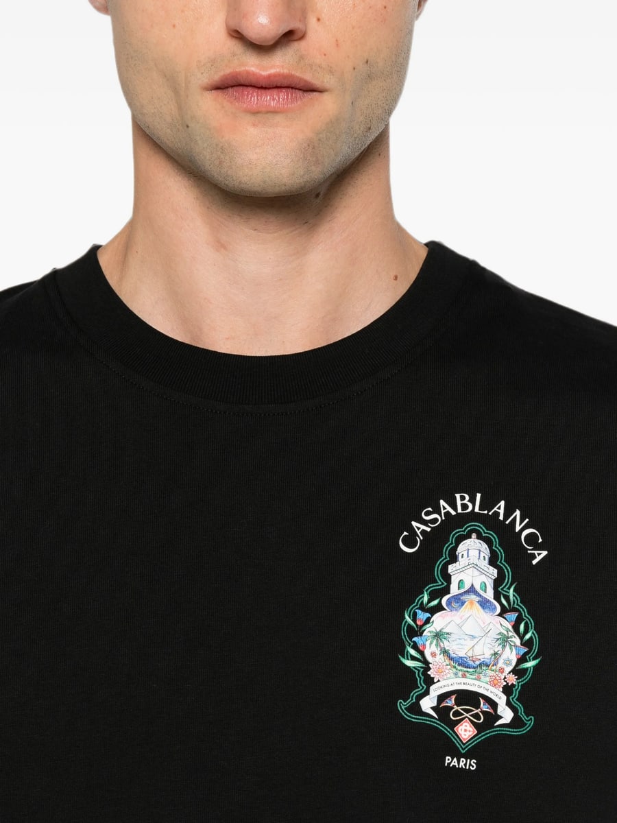 Casablanca Casablanca Logo-print T-shirt, view 3