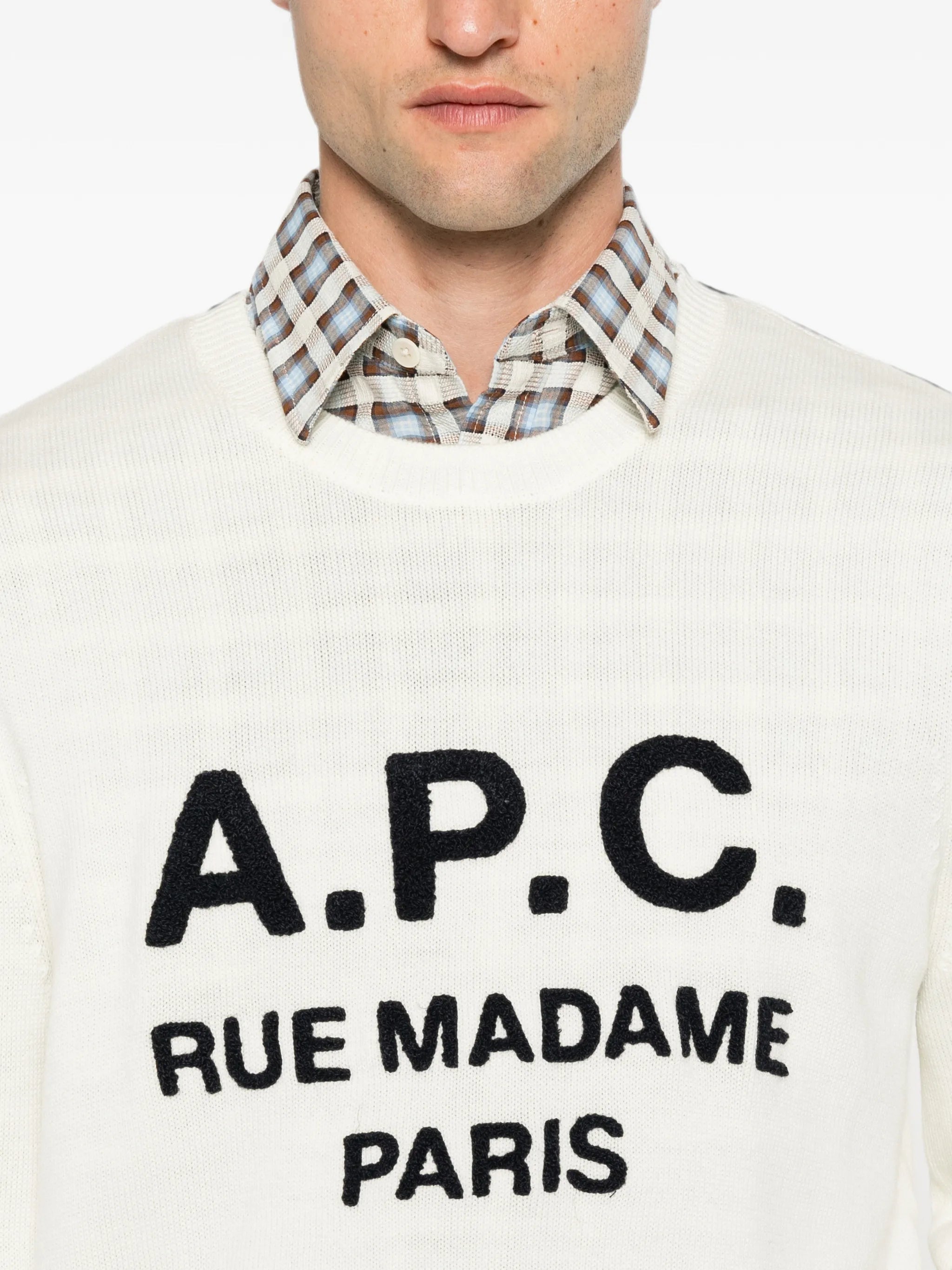 A.P.C. A.p.c. Maurice Logo-embroidered Sweater
