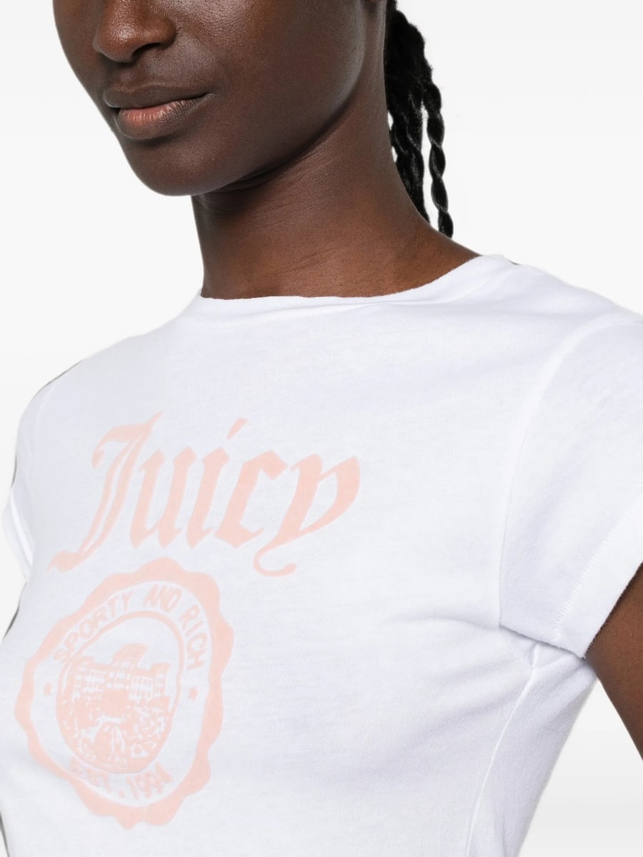 Sporty & Rich Sporty & Rich Logo-print T-shirt, view 3