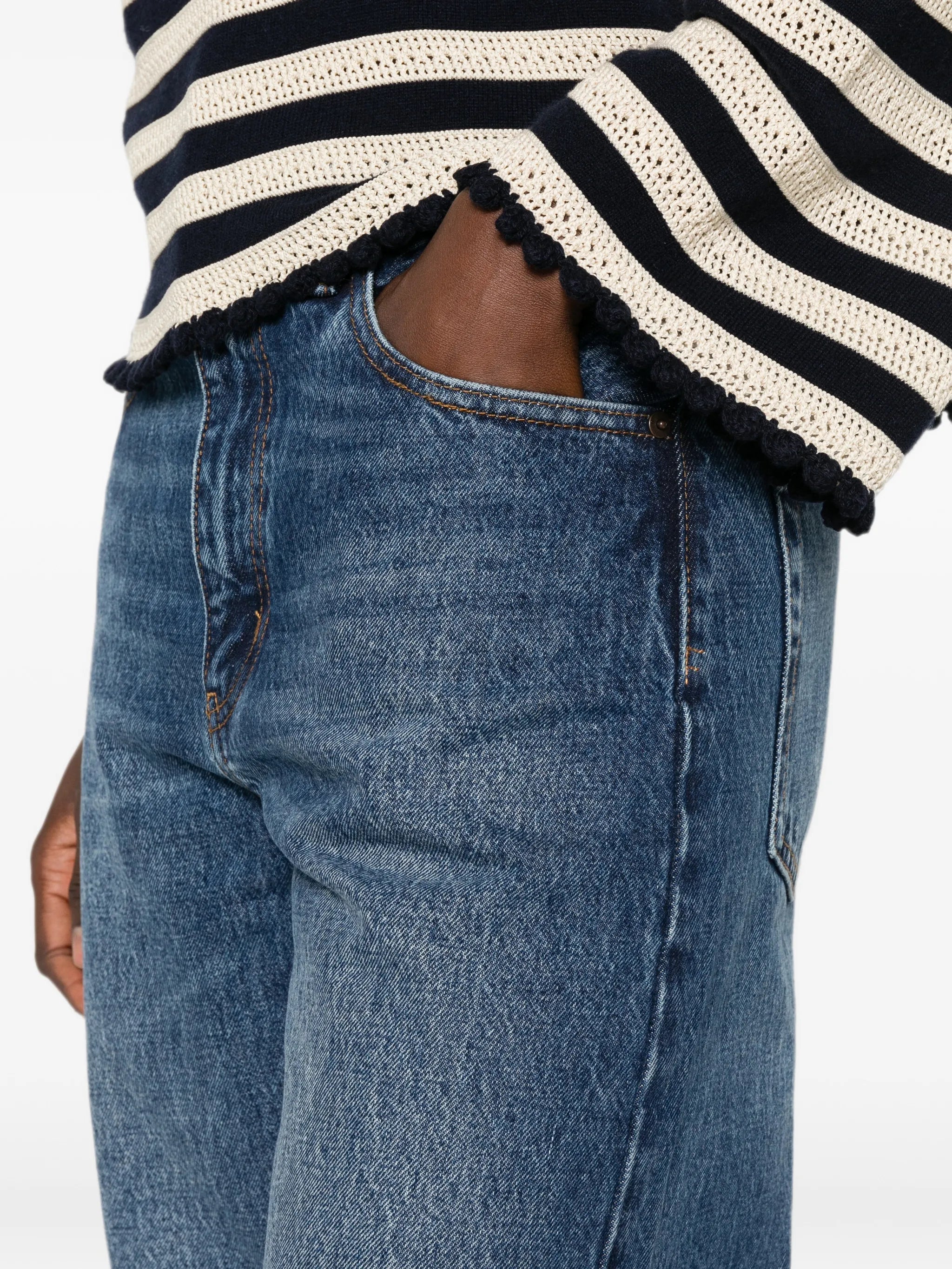 Frame Frame The Bow Wide-leg Jeans, view 2