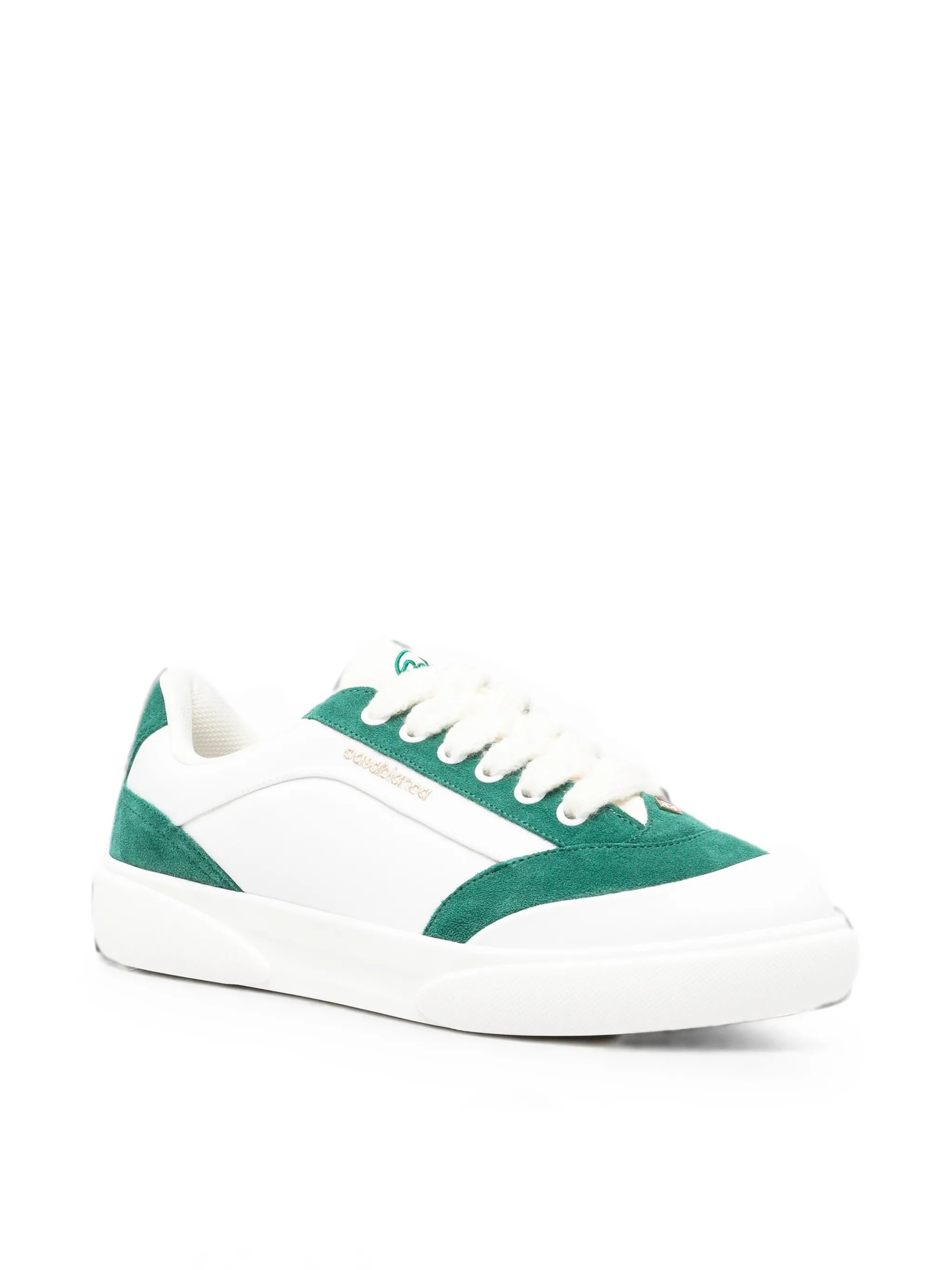 Casablanca Casablanca Del Mar Logo-print Suede-panel Sneakers