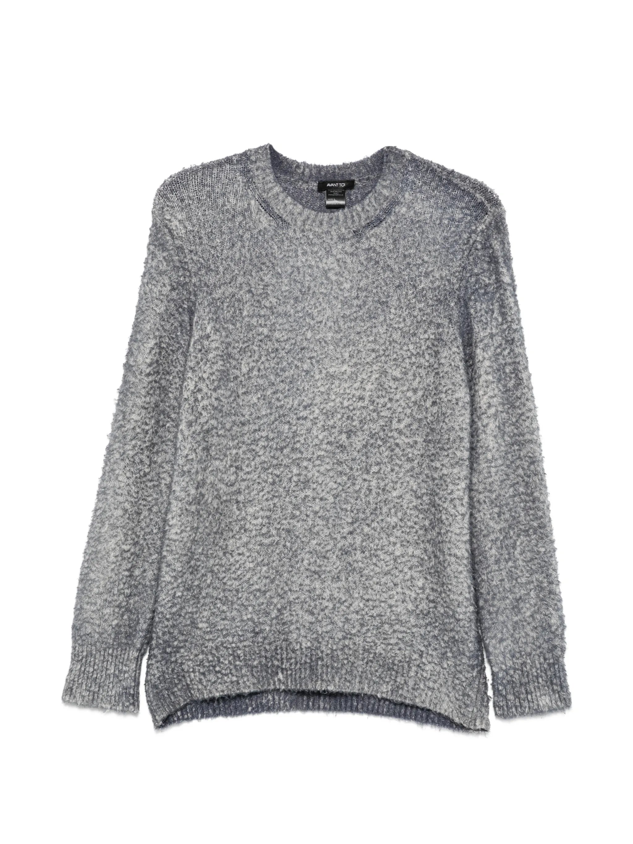 Avant Toi Avant Toi Bouclé-knit Crew-neck Knitwear