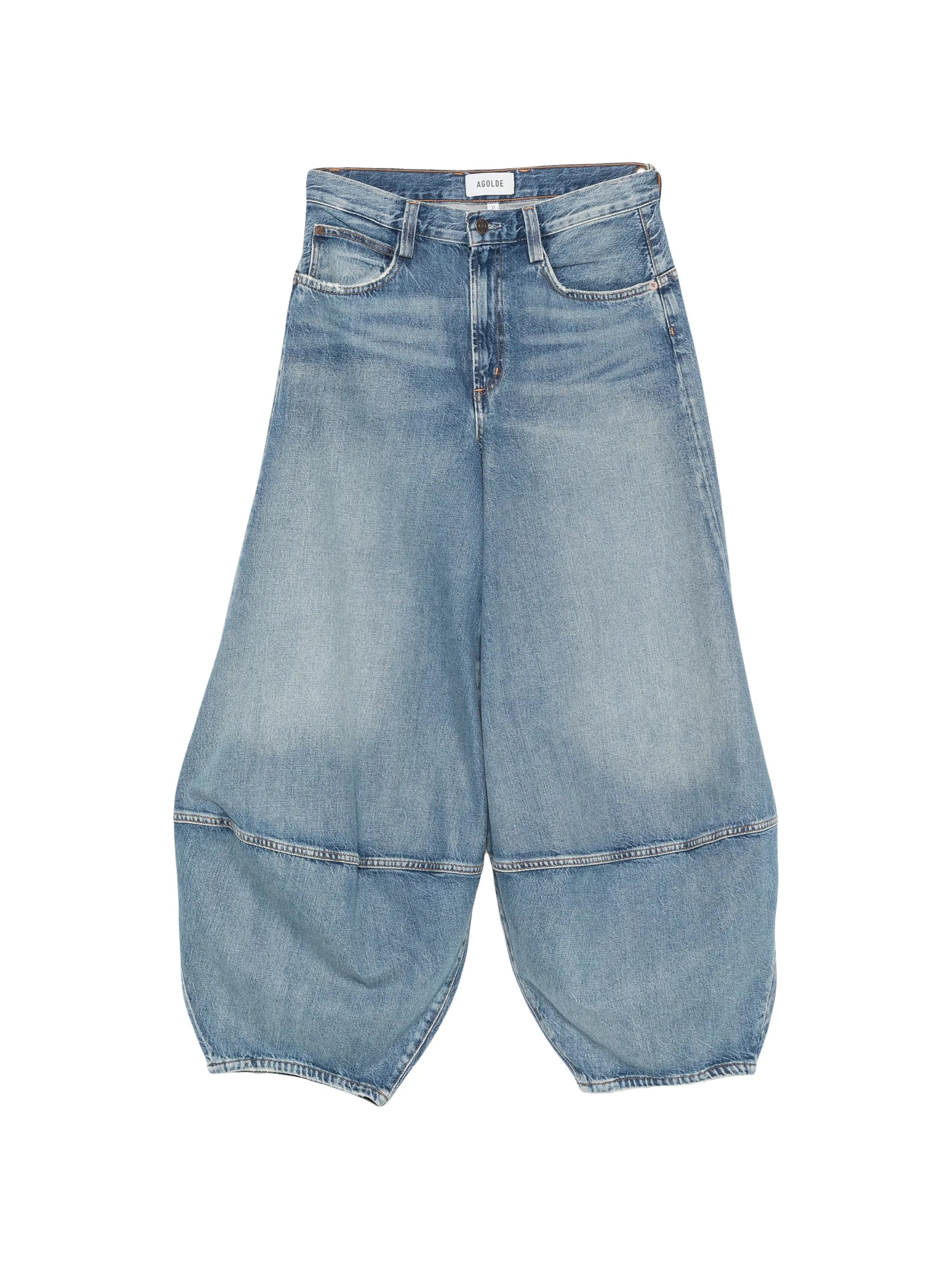 Agolde Agolde Seam-detail Barrel-leg Jeans