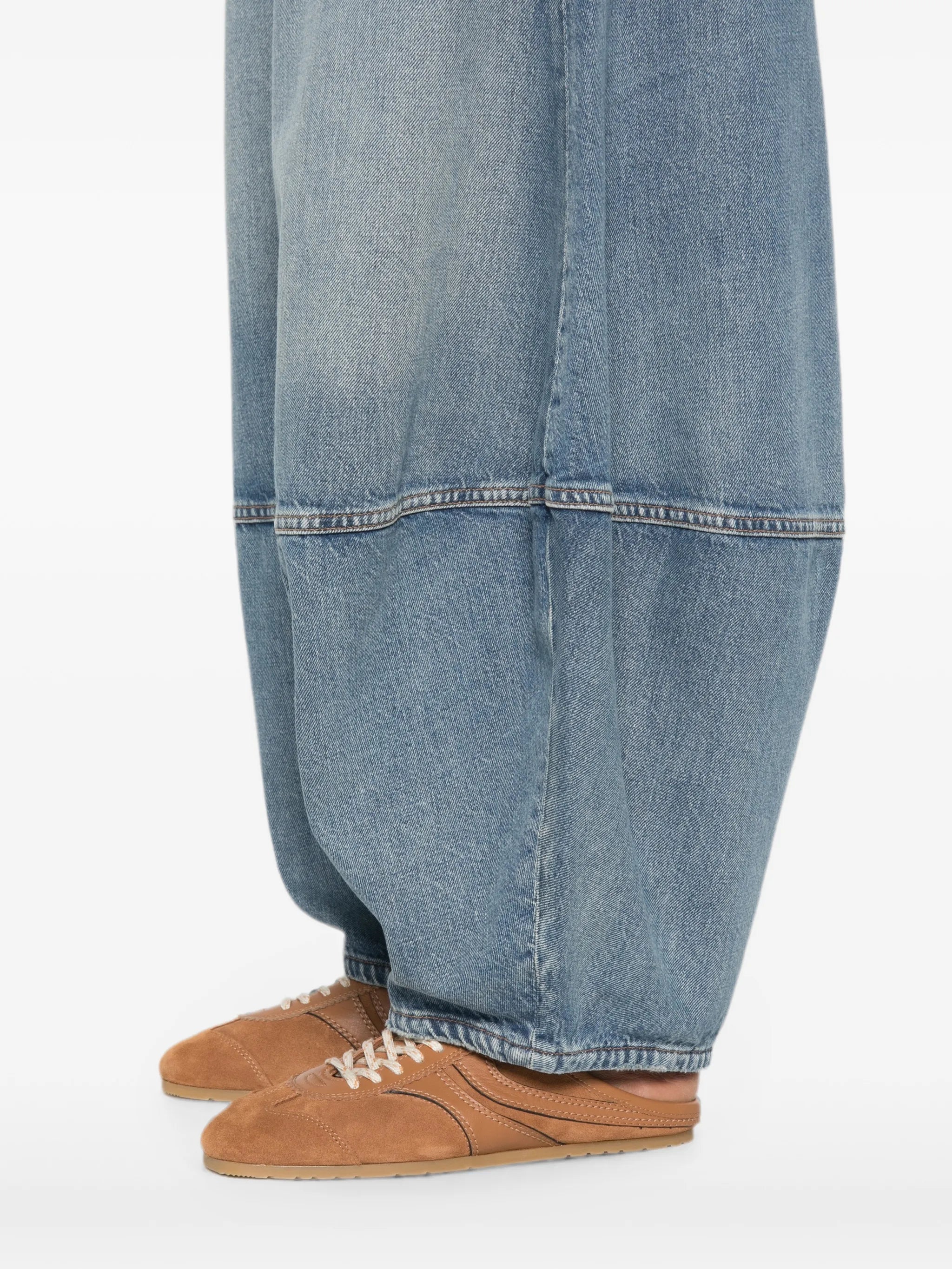 Agolde Agolde Seam-detail Barrel-leg Jeans, view 2