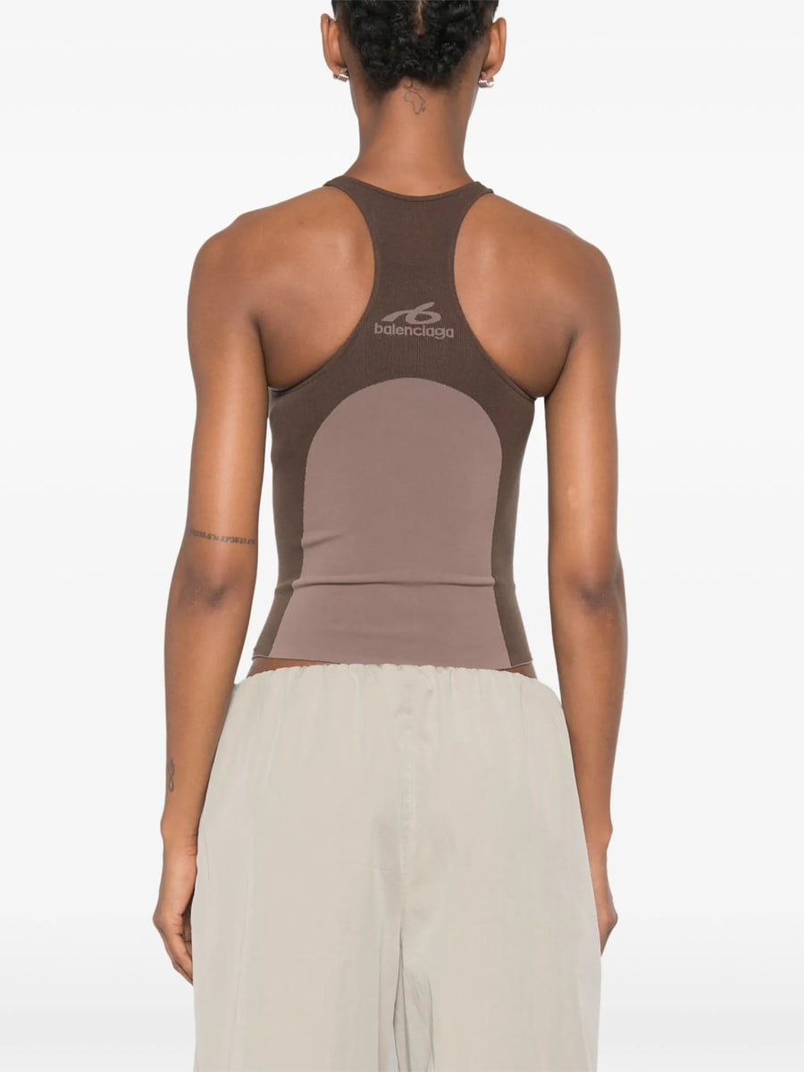 Balenciaga Balenciaga Logo-print Tank Top, view 4
