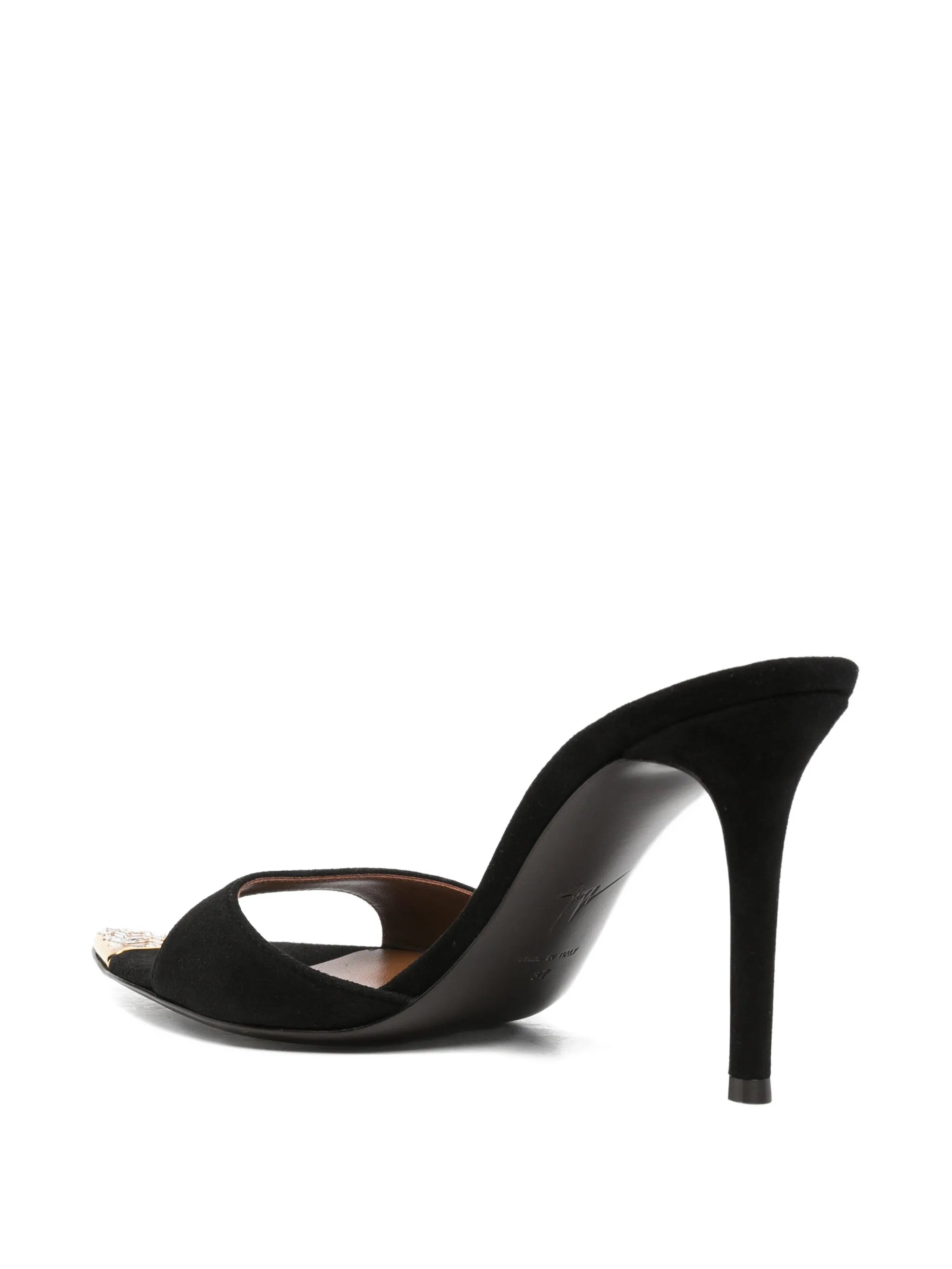 Giuseppe Zanotti Giuseppe Zanotti Intriigo Crystal-embellished Pointed-toe Sandals, view 2