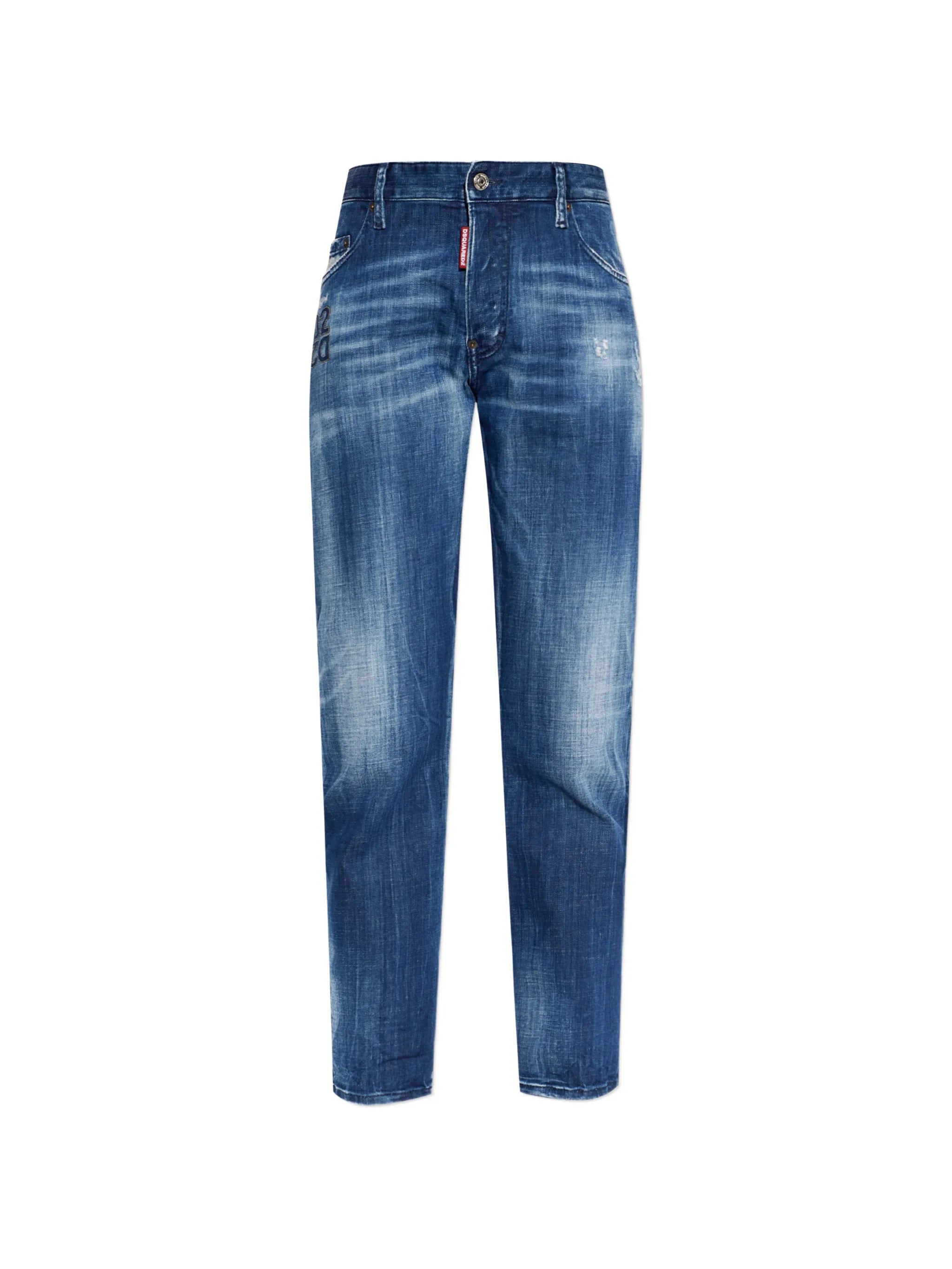Dsquared2 Dsquared2 Faded-effect Distressed Jeans, view 2