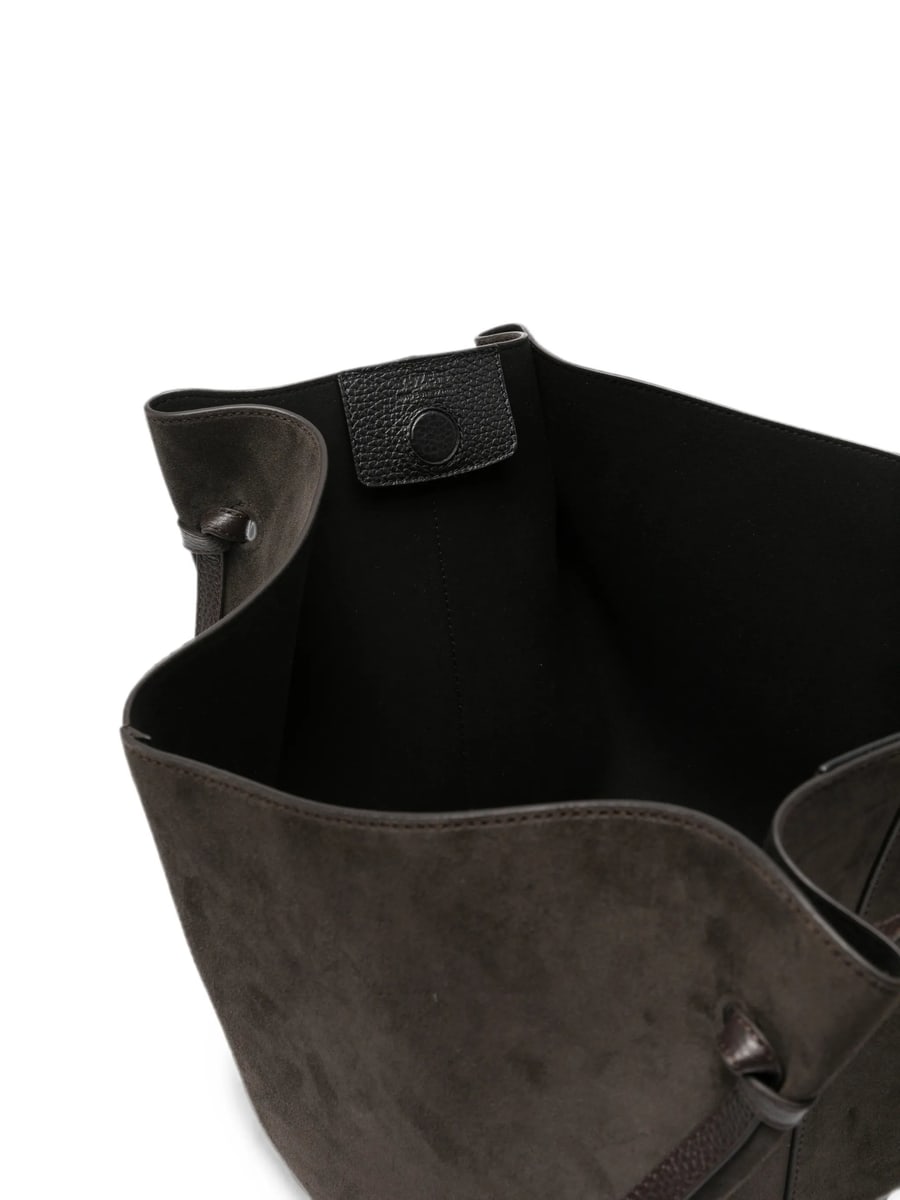 Yuzefi Yuzefi Large Mochi Suede Shoulder Bag, view 3
