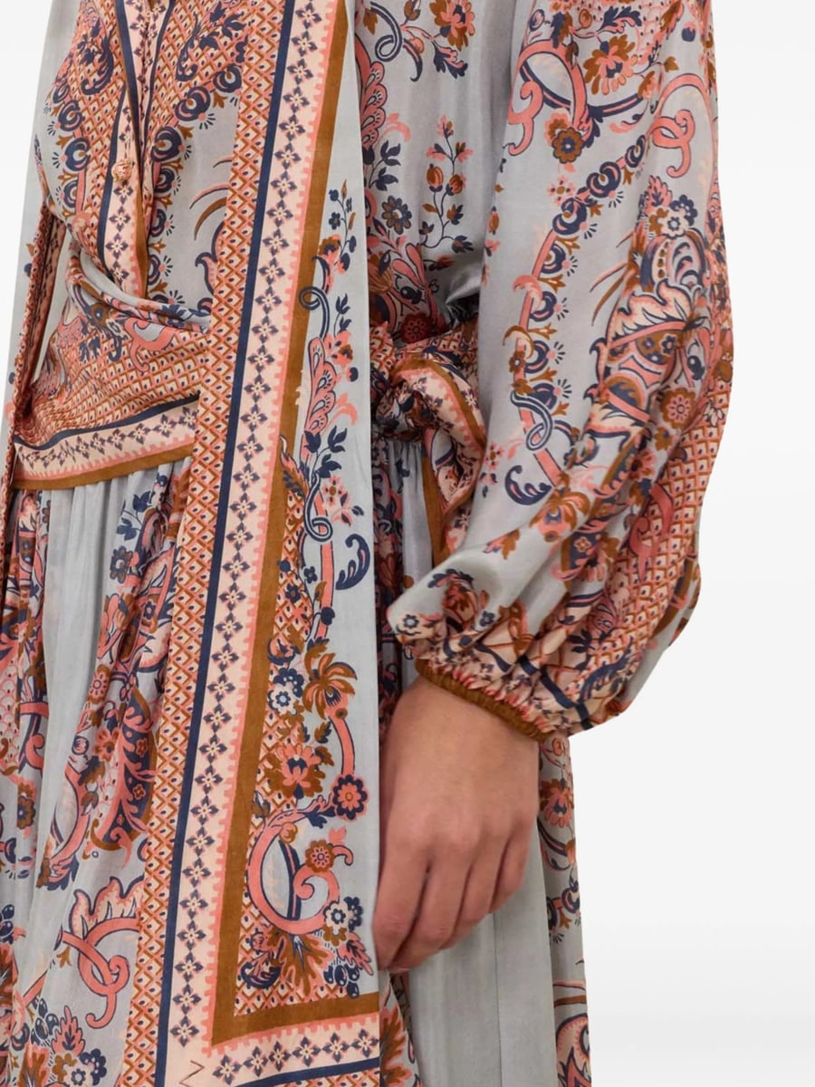 Zimmermann Zimmermann Aster Tie-neck Blouse, view 3