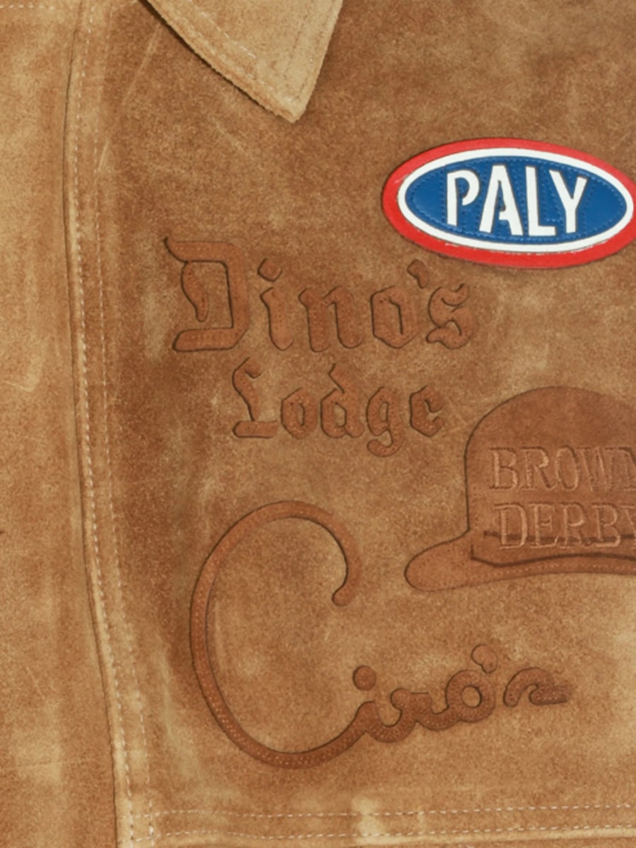 Paly Hollywood Paly Hollywood Sunset Embellished Suede Jacket, view 4