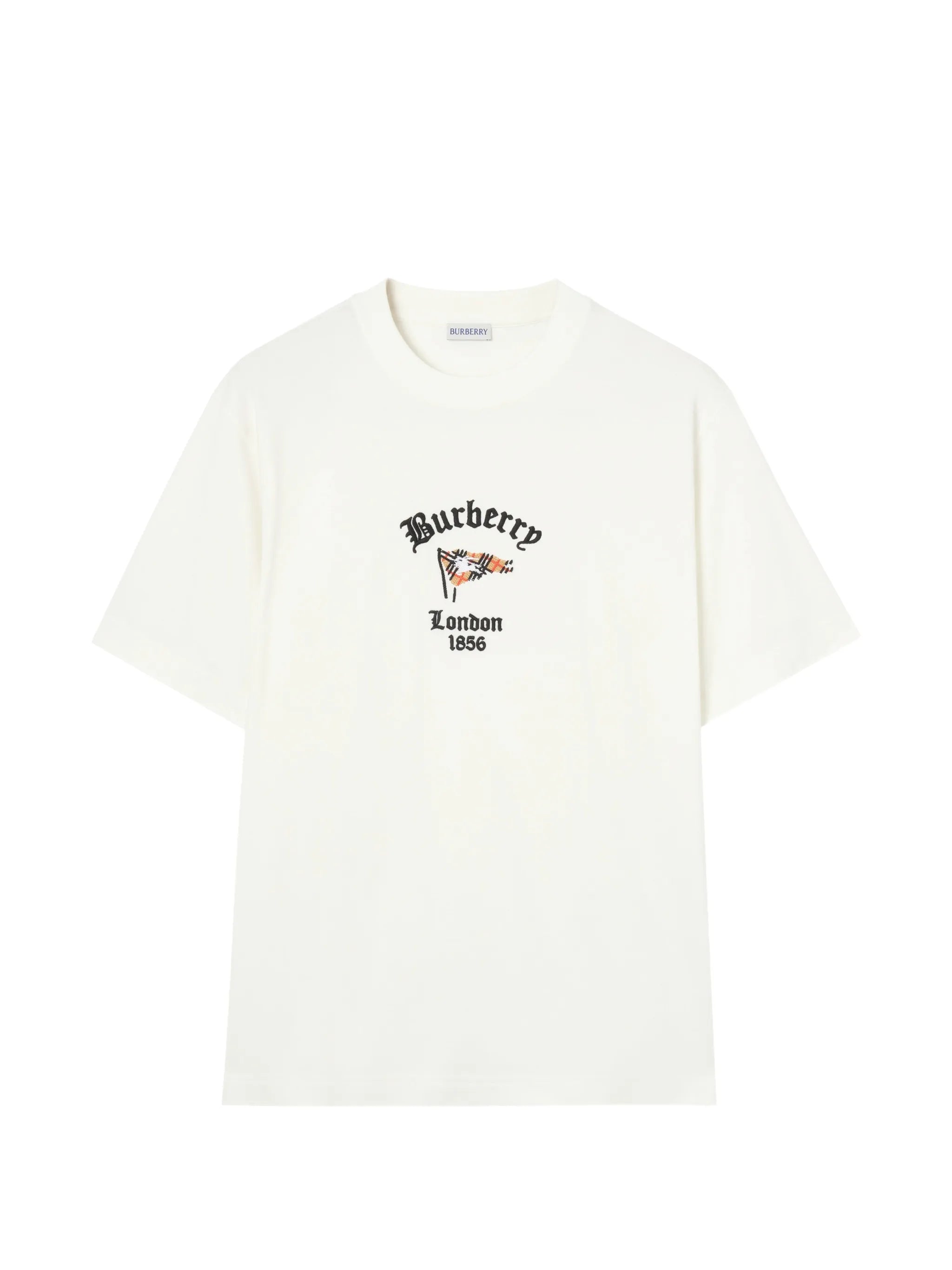 Burberry Burberry Check-flag Cotton T-shirt